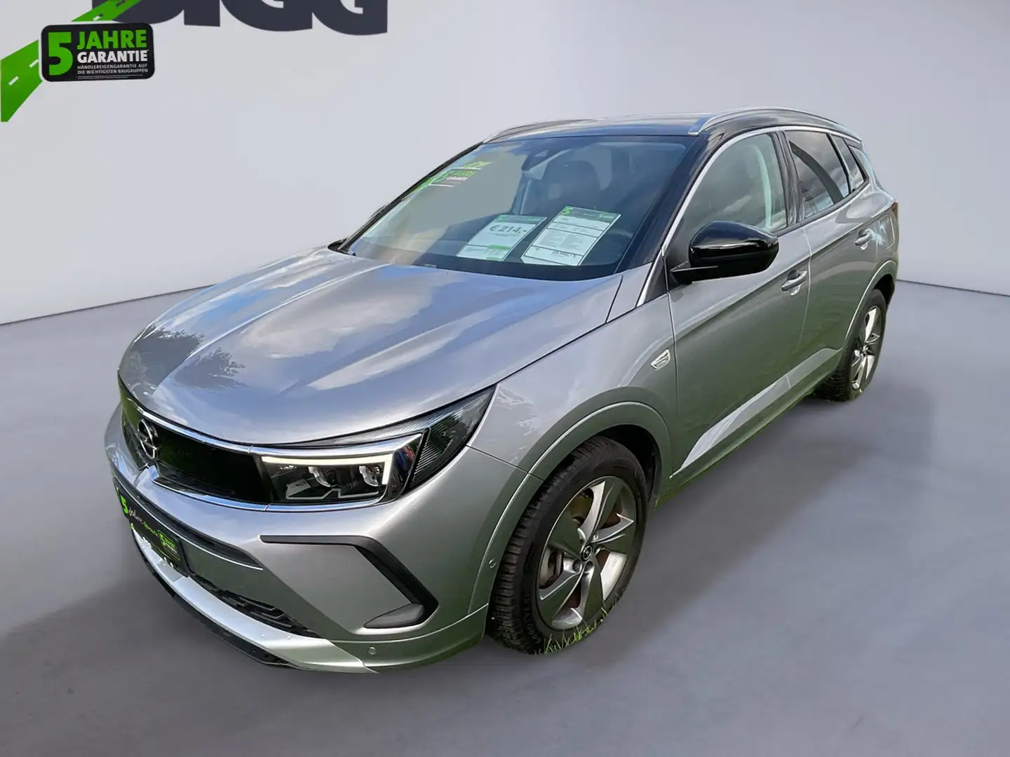 Opel Grandland 1.6 Turbo Ultimate Vollausstattung Grau - 2