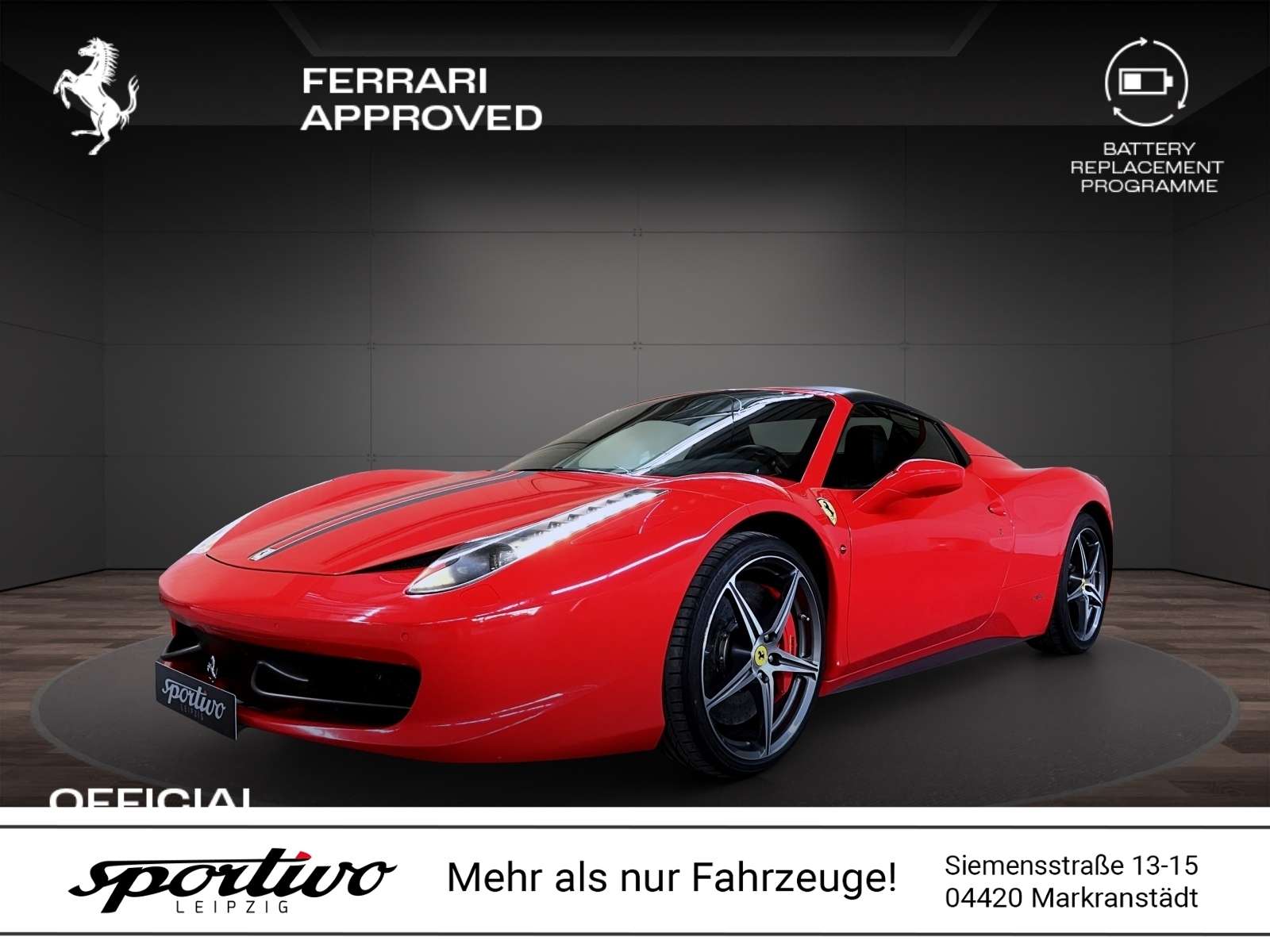Second hand Ferrari 458 Italia 4.5