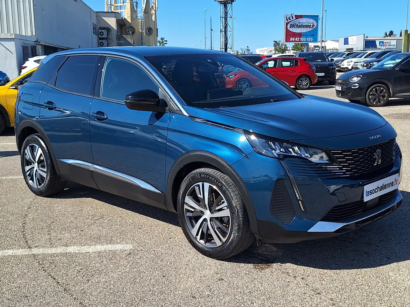 Peugeot 3008 PureTech 130ch S\u0026amp;S BVM6 Allure Pack Blau - 2