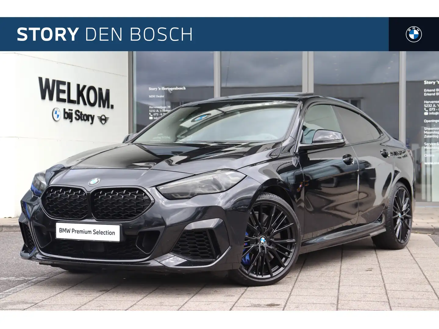 BMW 235 2 Serie Gran Coupé M235i xDrive High Executive Aut Zwart - 1