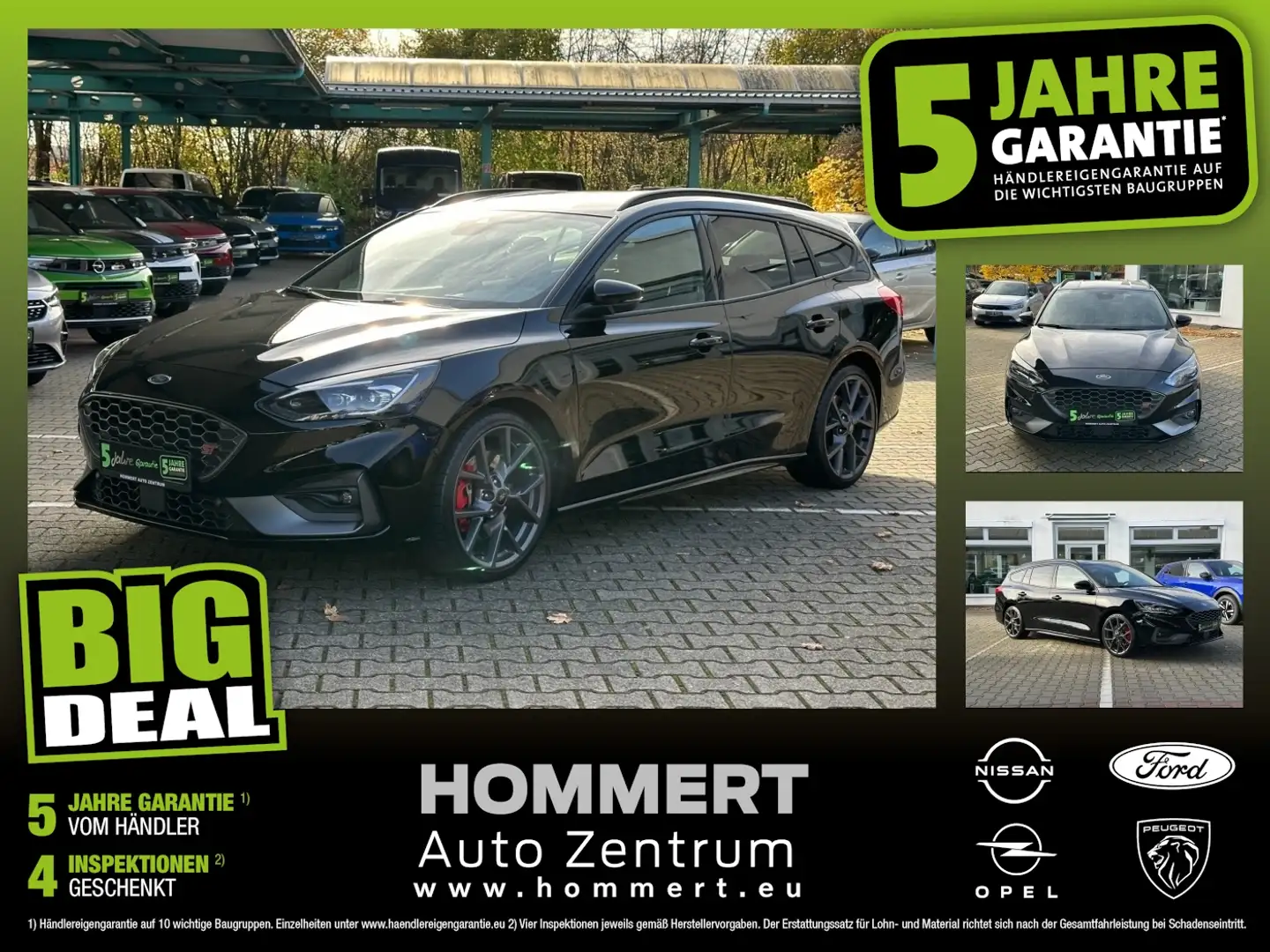 Ford Focus Turnier ST 2.3 EcoBoost *ACC*beh.Lenk*LED* Zwart - 1