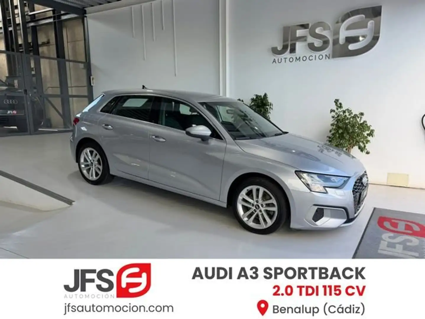 Audi A3 2.0 TDI 115 CV Gris - 1
