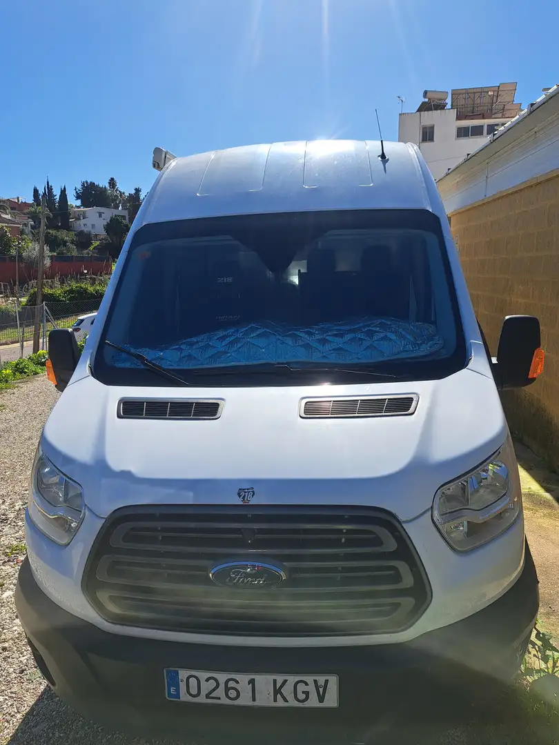 Ford Transit FT 350L Van Tracción Del. 140 Blanco - 2