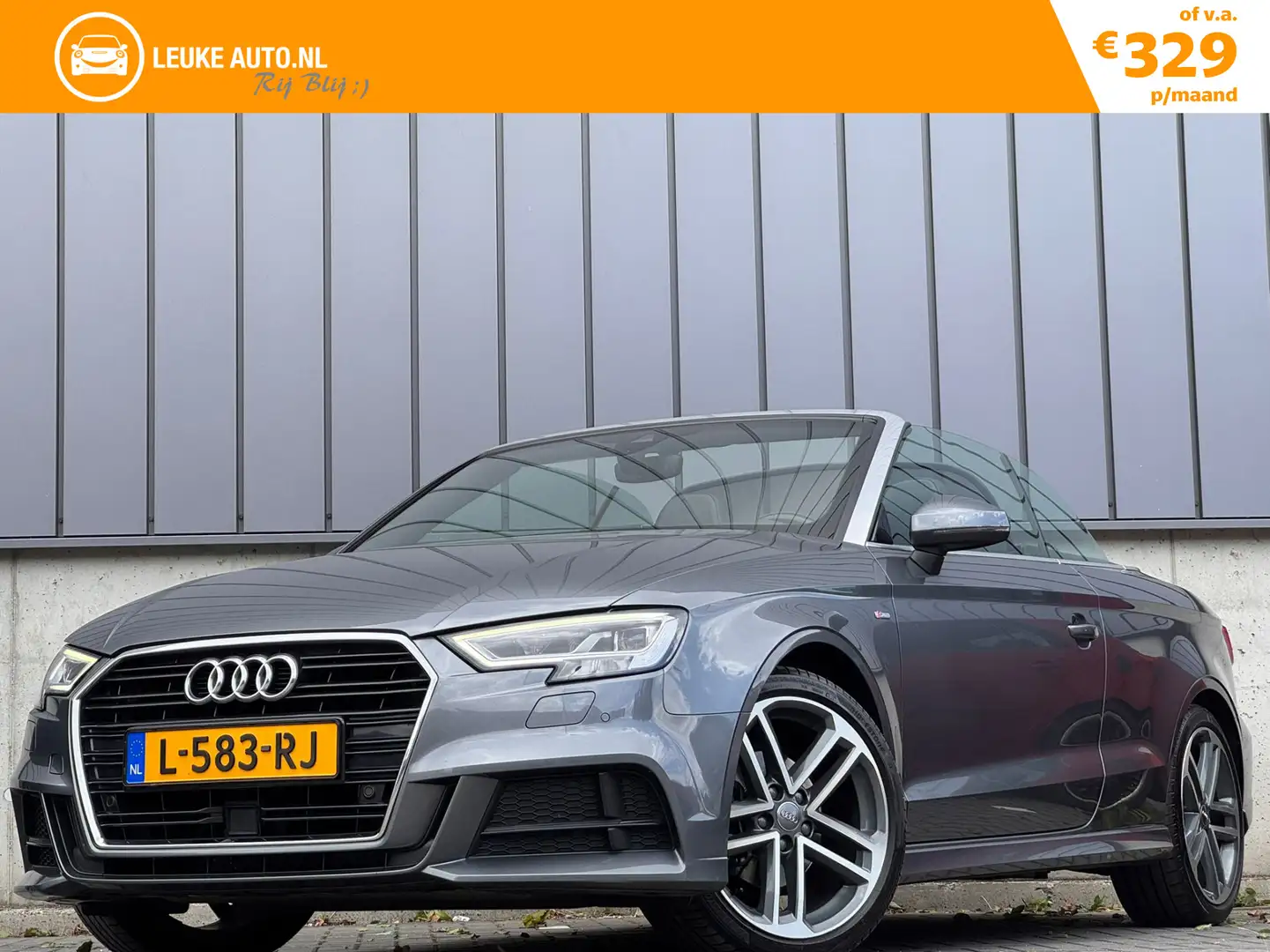 Audi A3 Cabriolet 35 TFSI 150PK Automaat 3X S-Line Virtual Grijs - 1