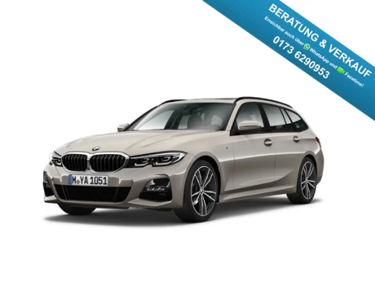 BMW 320 d xDrive Touring LED Pano AHK Standheizung Grau - 1