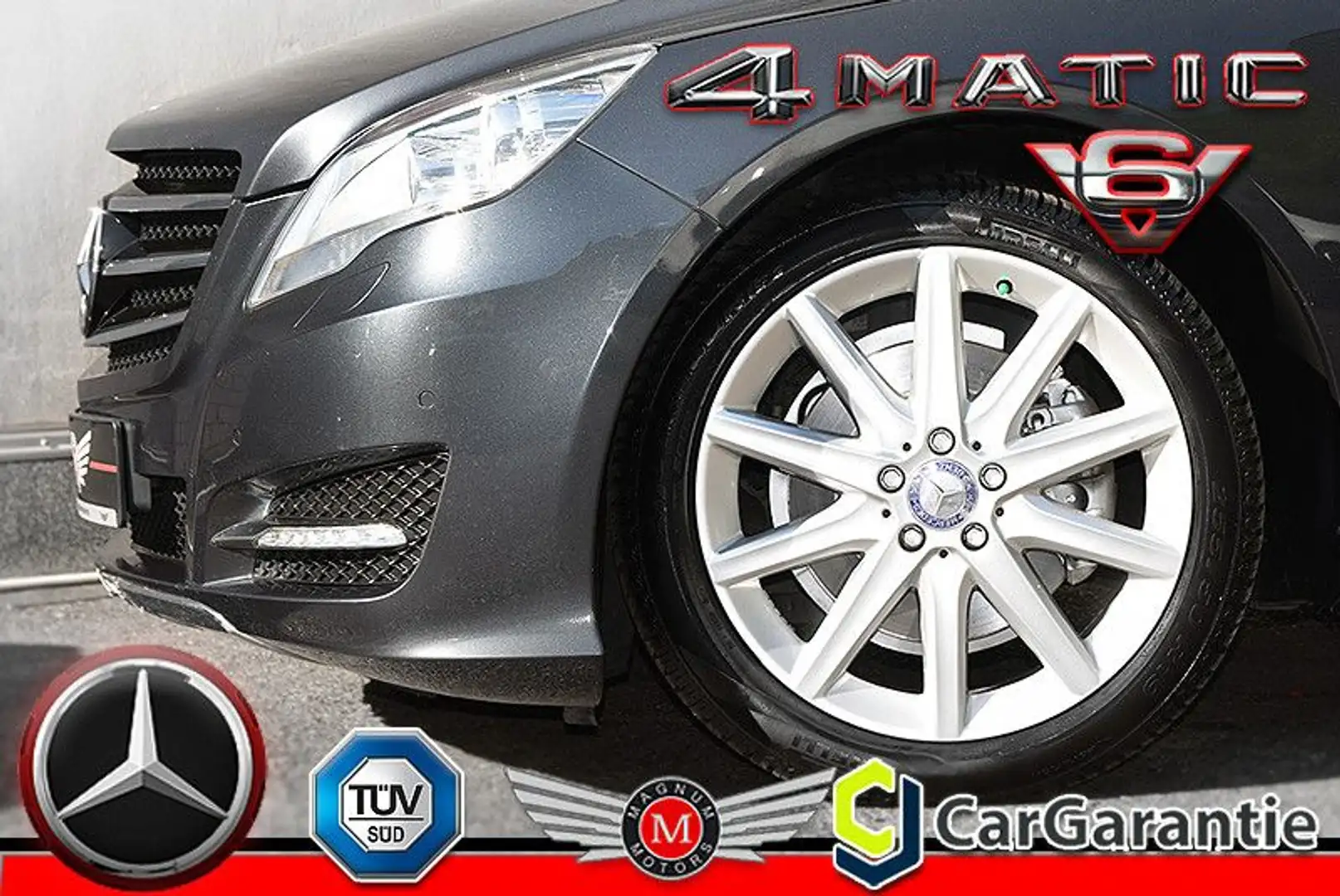 Mercedes-Benz R 350 CDi V6 4MATIC *Leder*Comand*R-Cam*Schieb.* Gris - 1