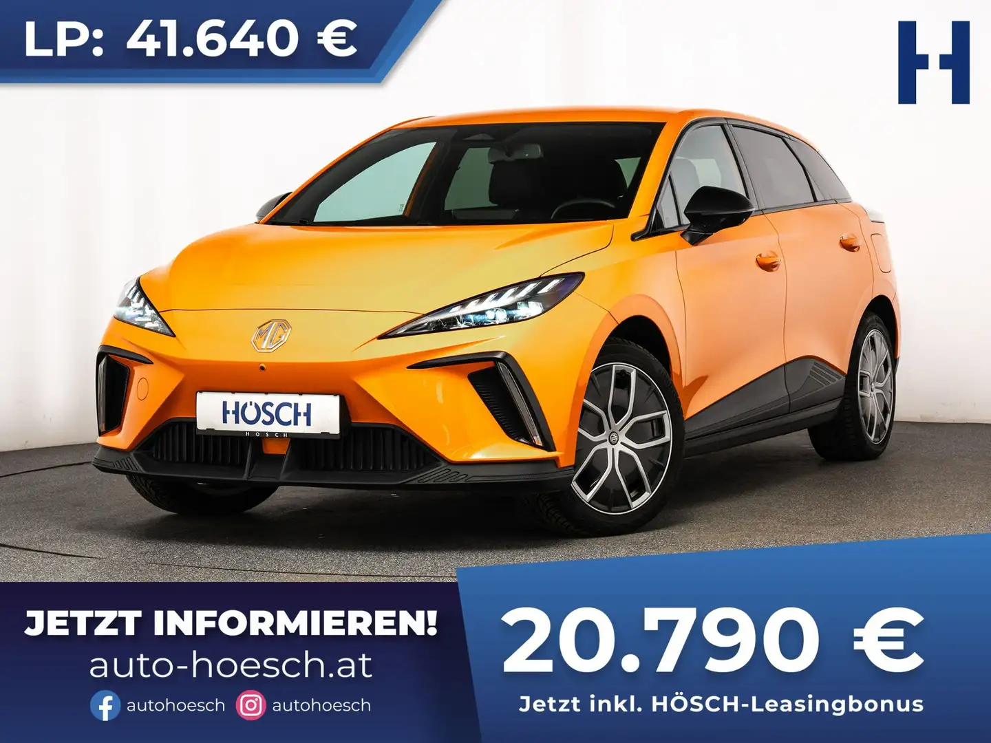 MG MG4 64kWh Luxury TOP-AUSSTATTUNG -50% Orange - 1