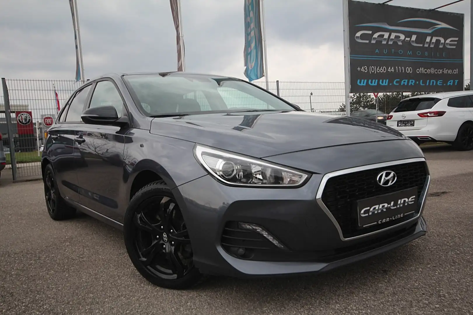 Hyundai i30 1,6 CRDi Level 4 DCT Aut. |LED |Navi |Rückfahrk... Grigio - 1