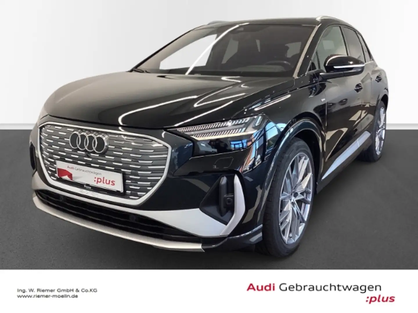 Audi Q4 e-tron e-tron 50 quattro Matrix-LED ACC Leder AHK Rückfah Schwarz - 1