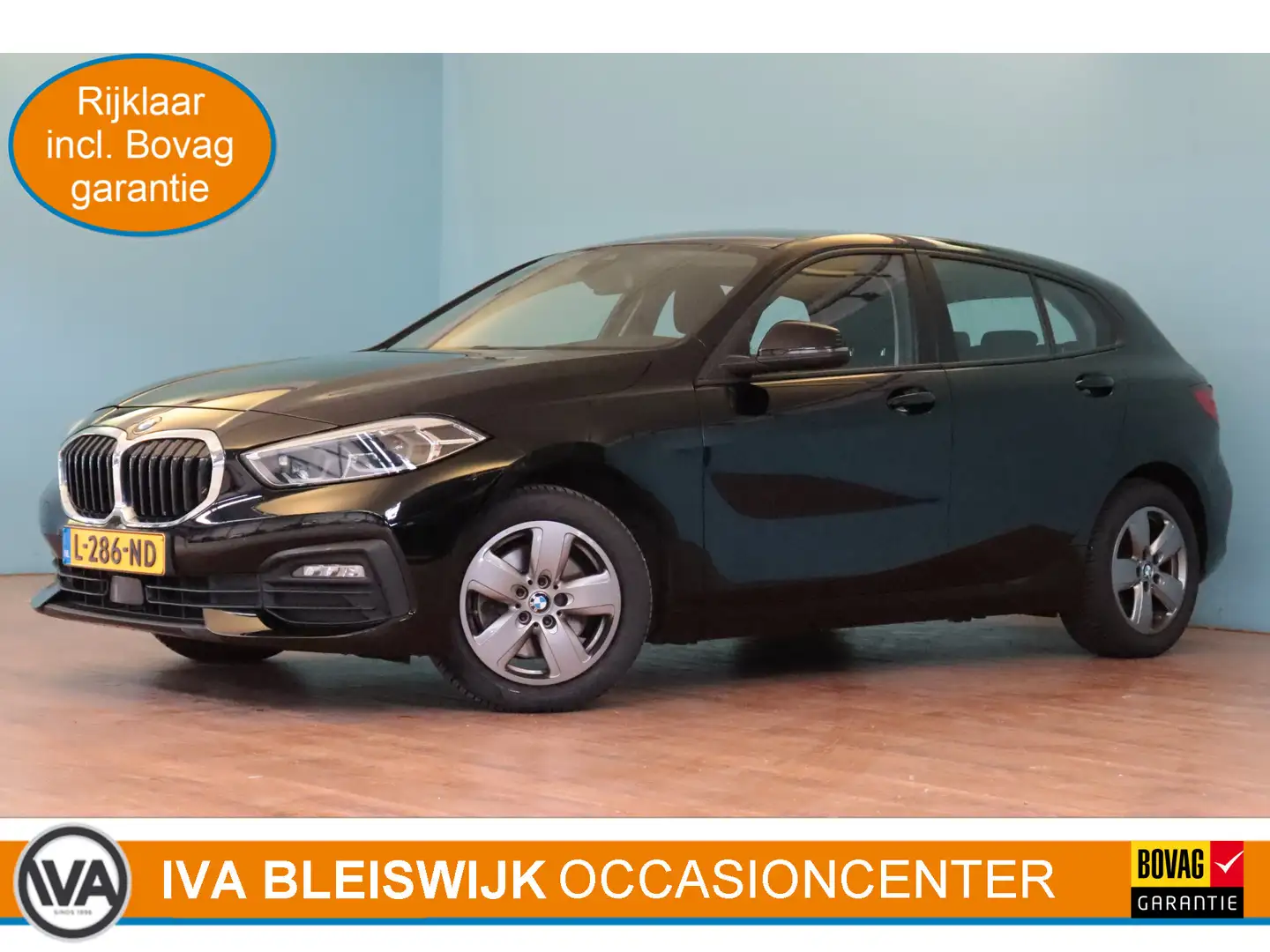 BMW 118 1-serie 118i Business Edition Automaat | NAVI | CL Zwart - 1