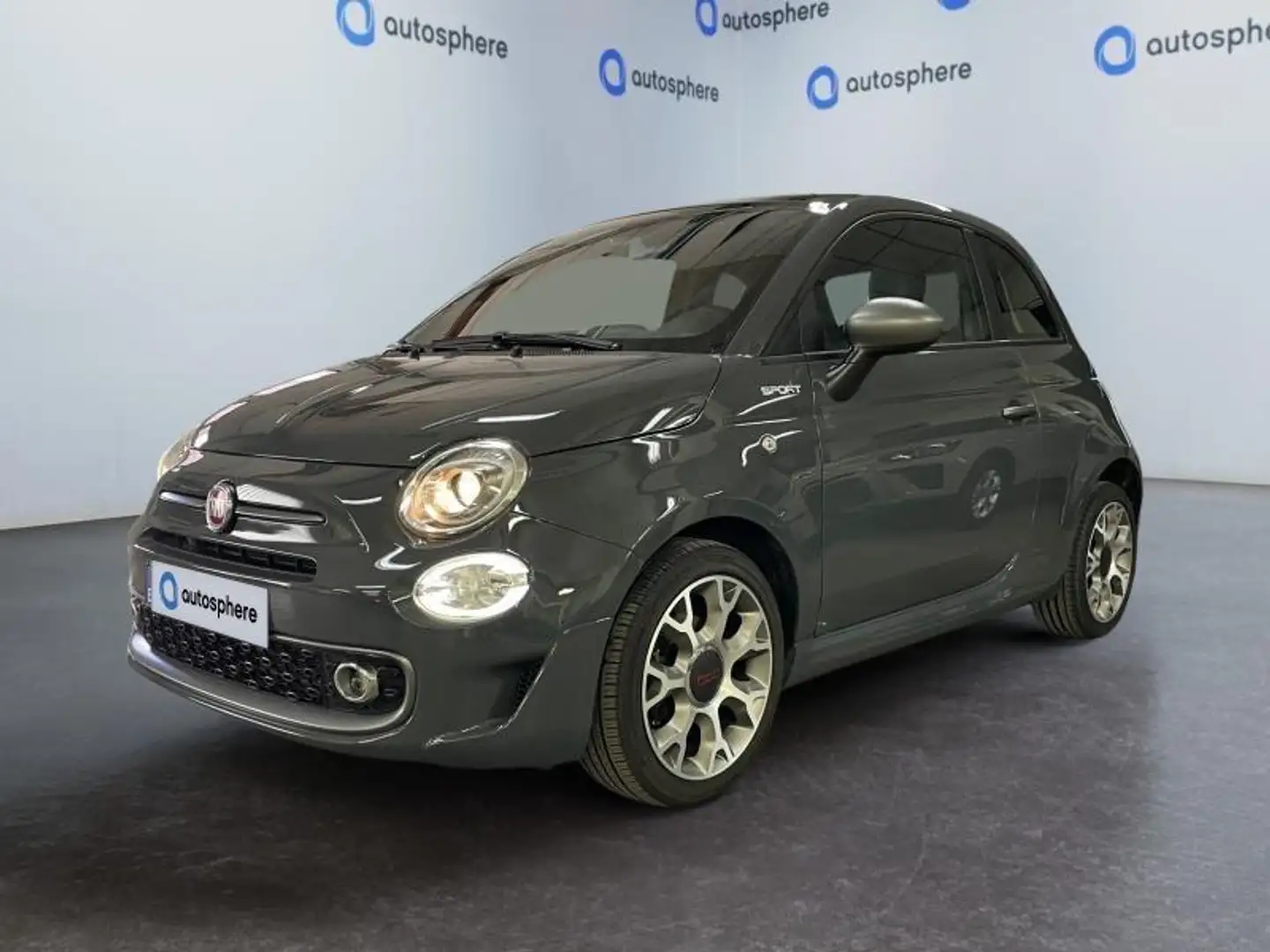 Fiat 500 GT *Sport*Bluetooth* Toit Pano* Grijs - 1