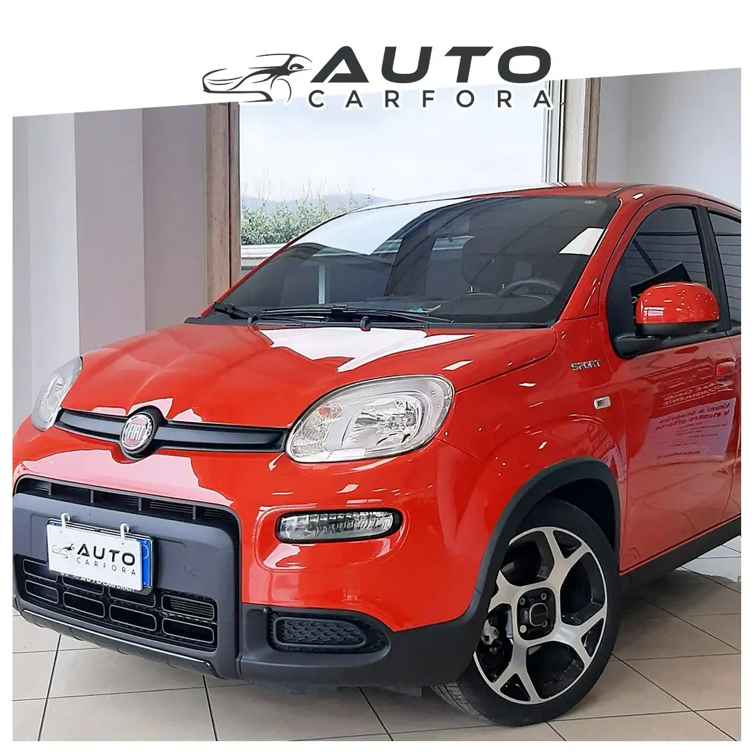 Fiat New Panda 1.0 firefly hybrid Sport 70cv Gpl Rood - 2