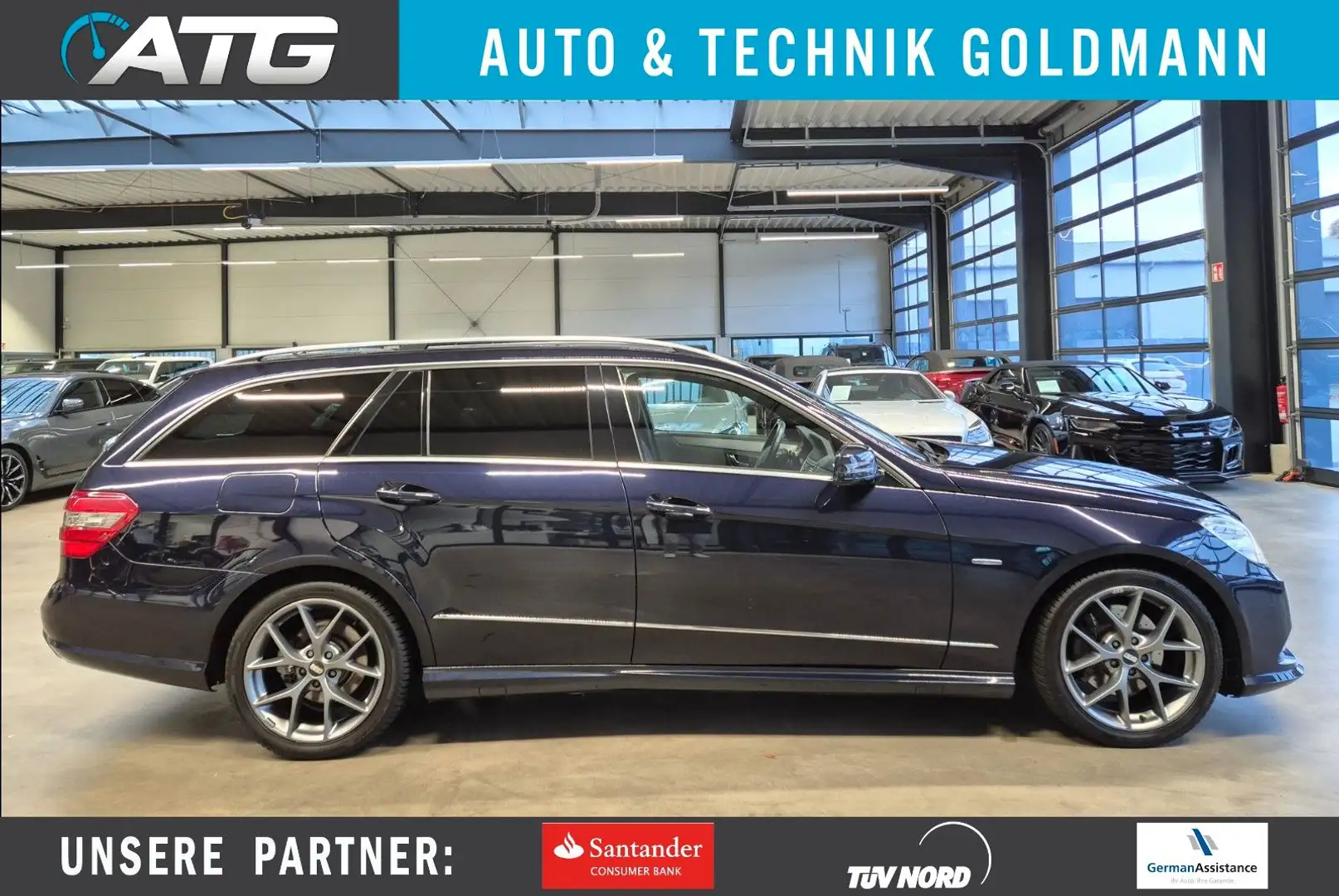 Mercedes-Benz E 350 T CGI AMG SPORT LEDER COMAND GLASD CAM AHK Azul - 1