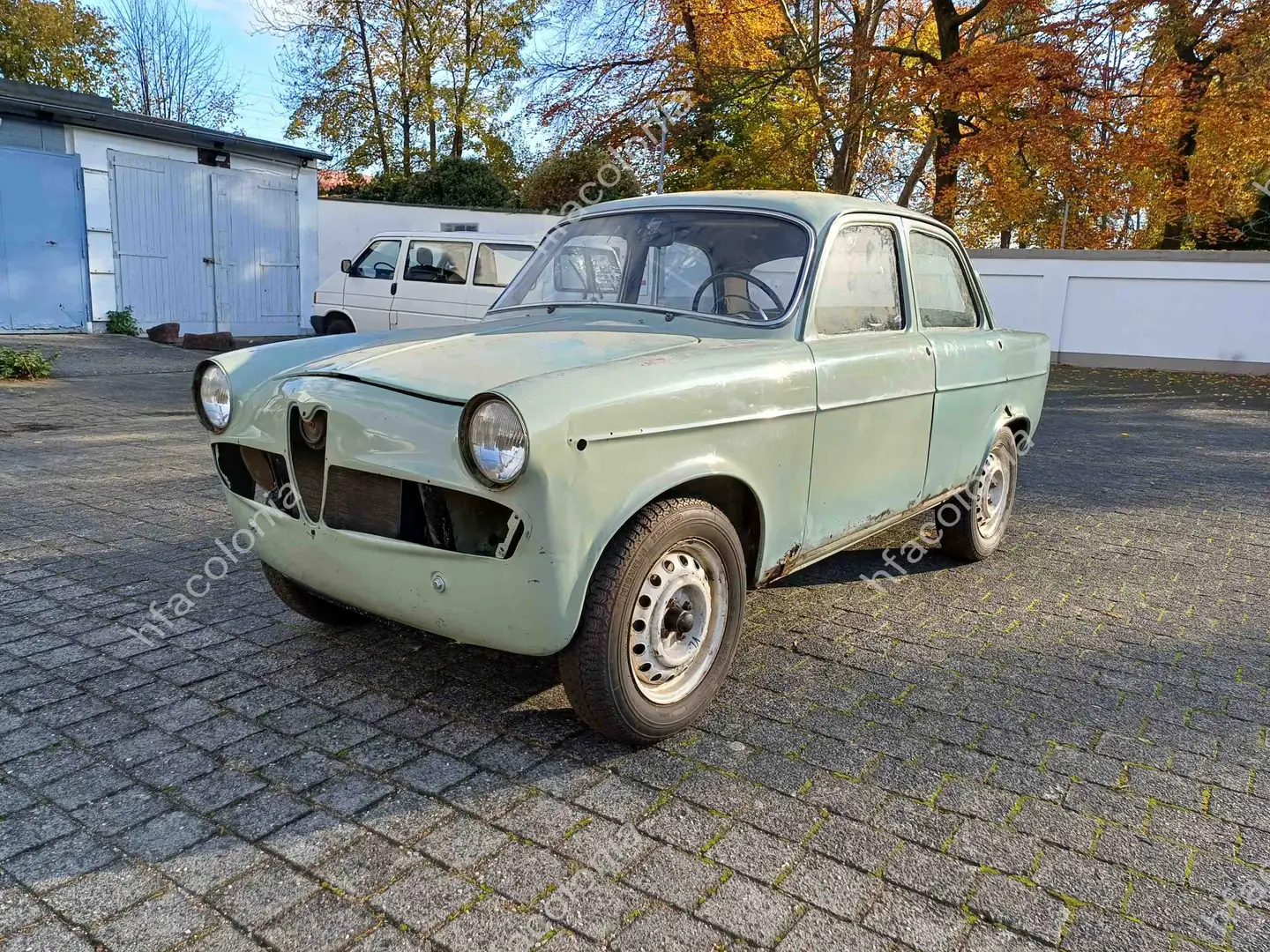 Alfa Romeo Giulietta ti Serie 750/101, Erstlack Trockeneis gestrahlt Grün - 2
