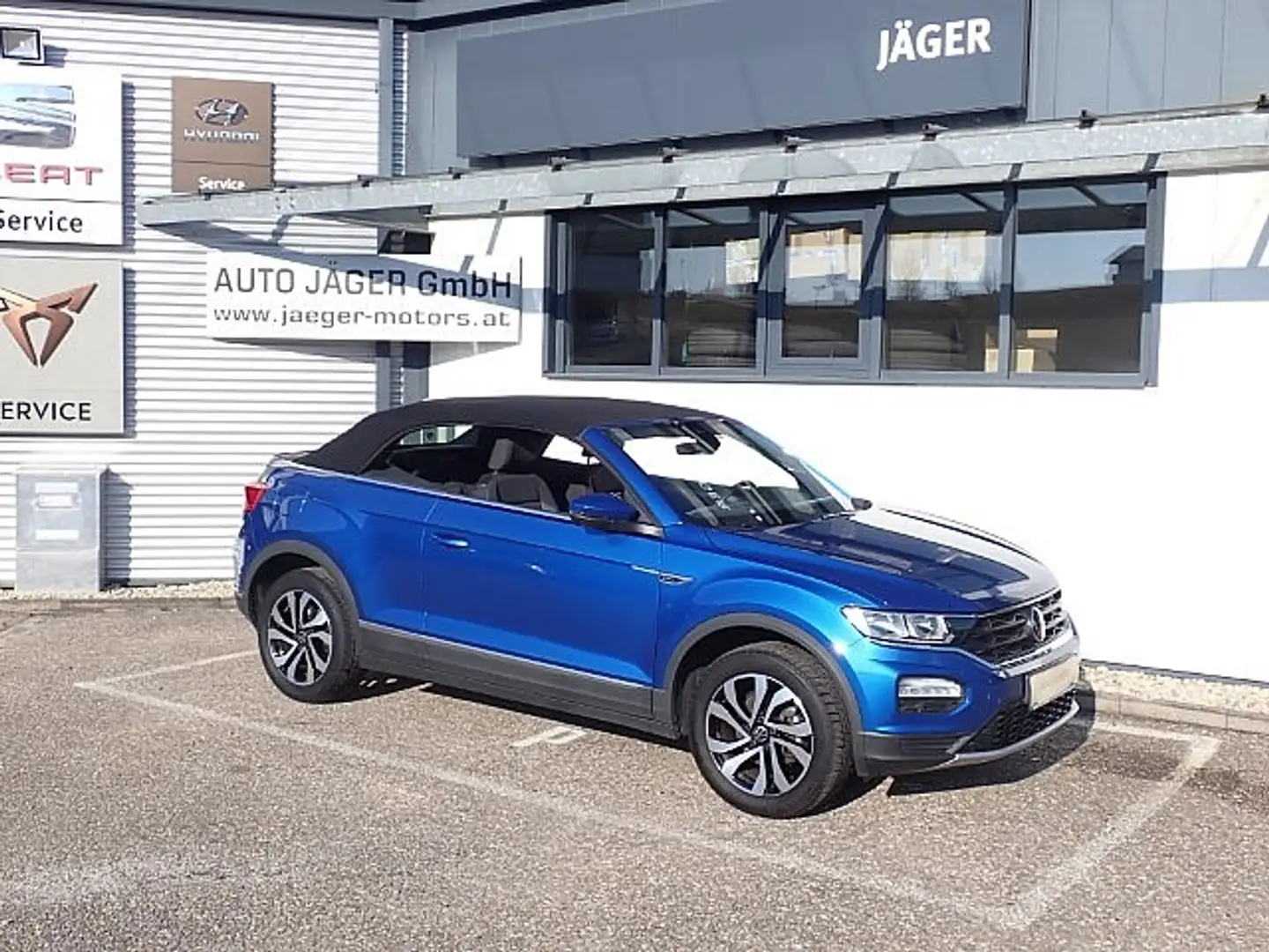 Volkswagen T-Roc Cabrio 1,5 TSI DSG Sitzhzg Alufelgen Blau - 1