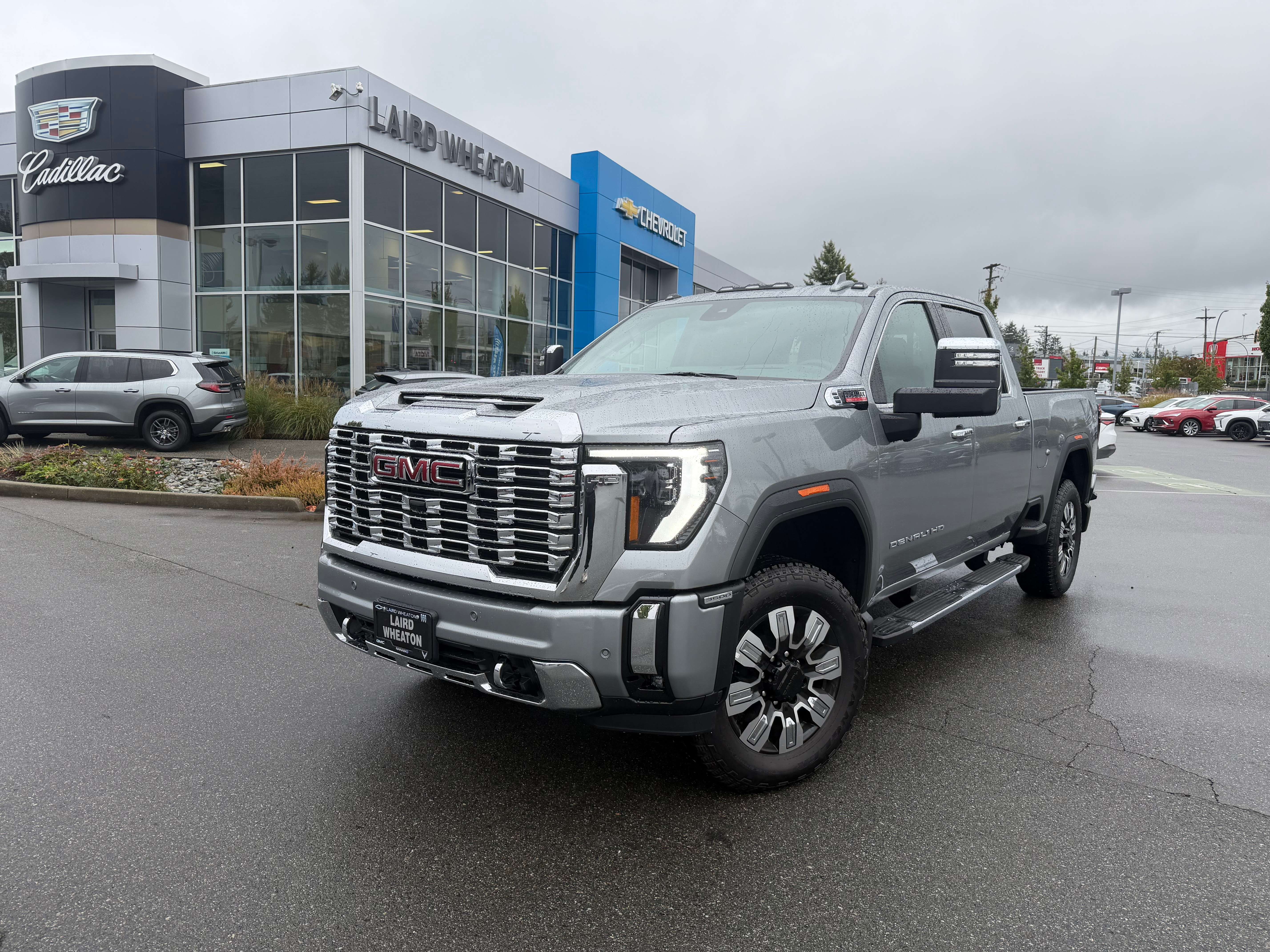 Gray 2026 GMC Sierra 3500HD Pickup Truck Four-Wheel Drive Automatic