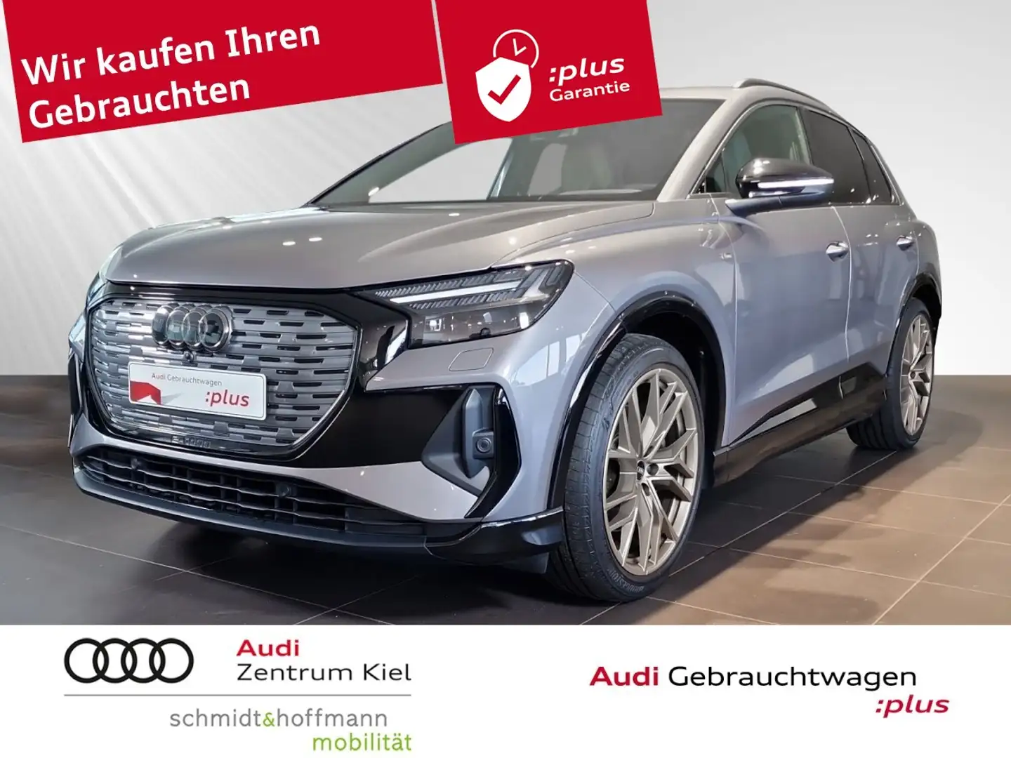 Audi Q4 e-tron 40 Editione One S-line LED AHK ACC RFK Klima Navi Grau - 1