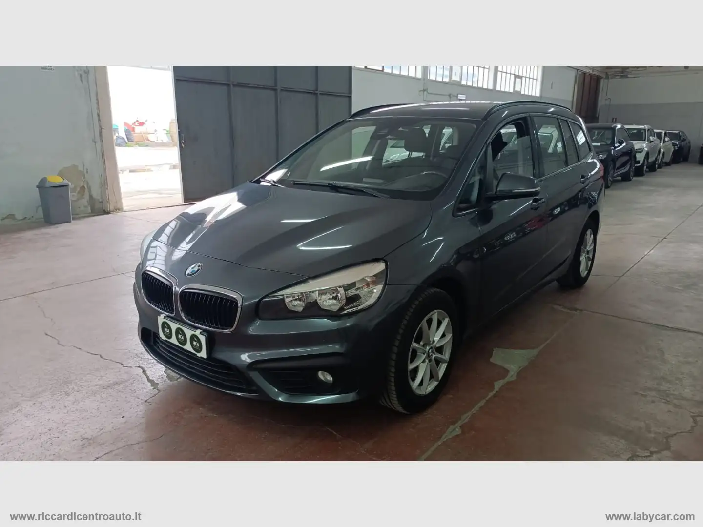 BMW 218 218d Gran Tourer Advantage 7 POSTI AUTOMATICA Grigio - 1