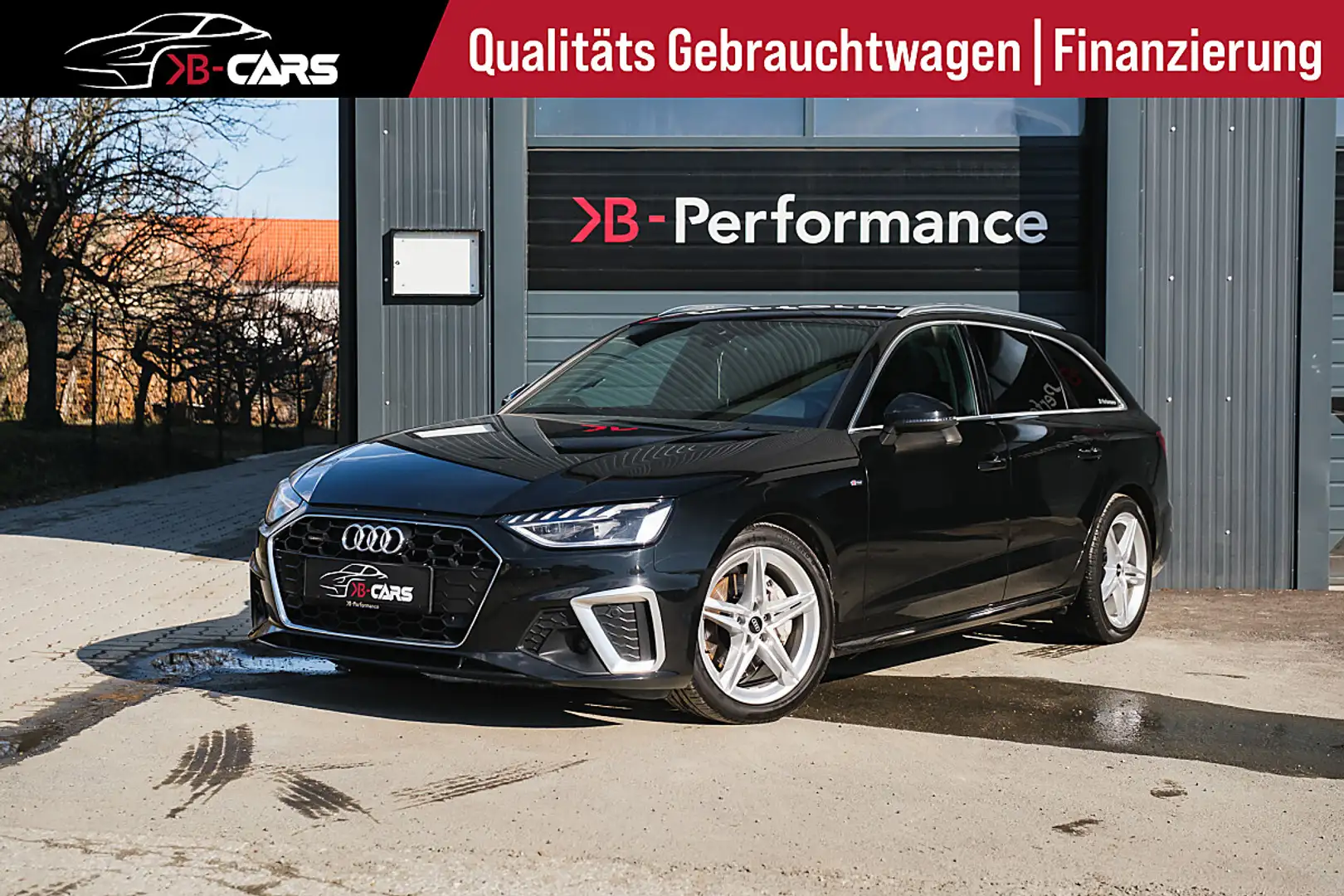 Audi A4 40 TDI quattro S-line S-tronic/ERSTBESITZ/LED/A... Schwarz - 1