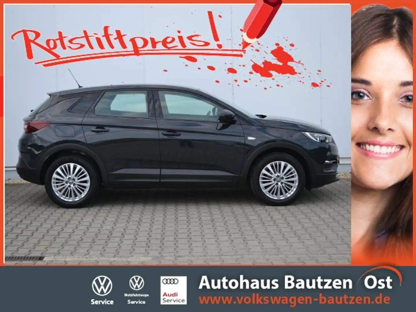 Opel Grandland X 1.5 D Edition AHK/18-ZOLL/GRA/PDC/SHZ/LANE-ASSIST Gris - 1
