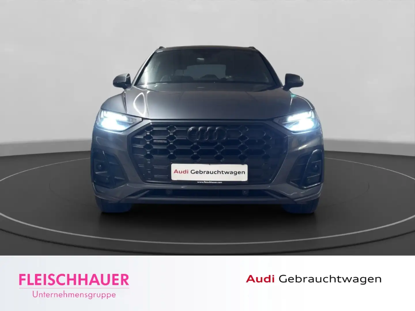 Audi Q5 40 TDI S line quattro LED+HUD+NAVI+BUSINESS+RFK+DC Grau - 2
