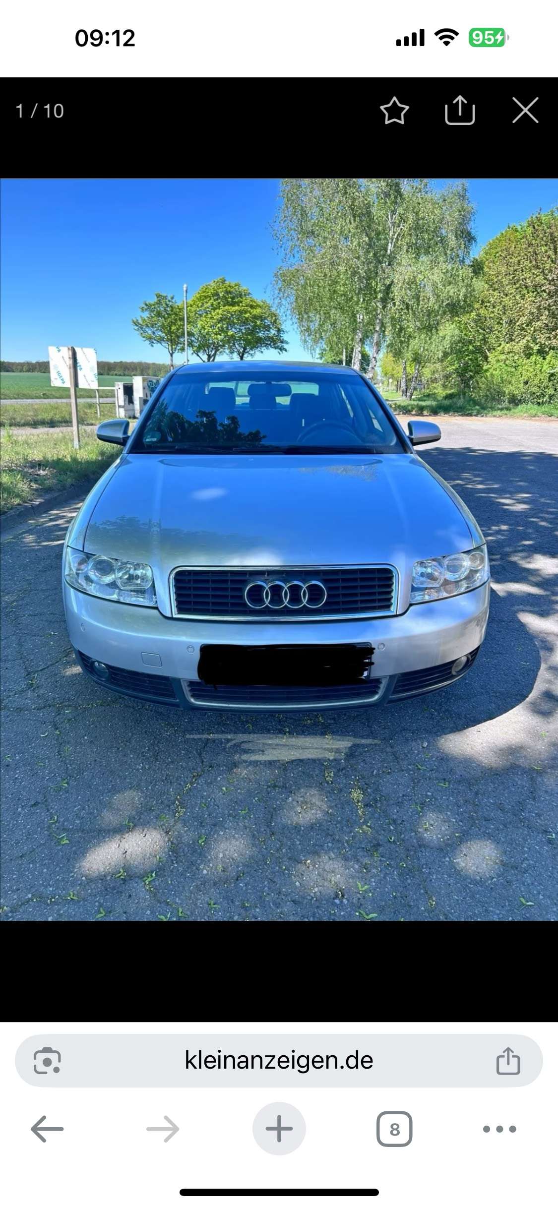 Second hand Audi A4 3.0