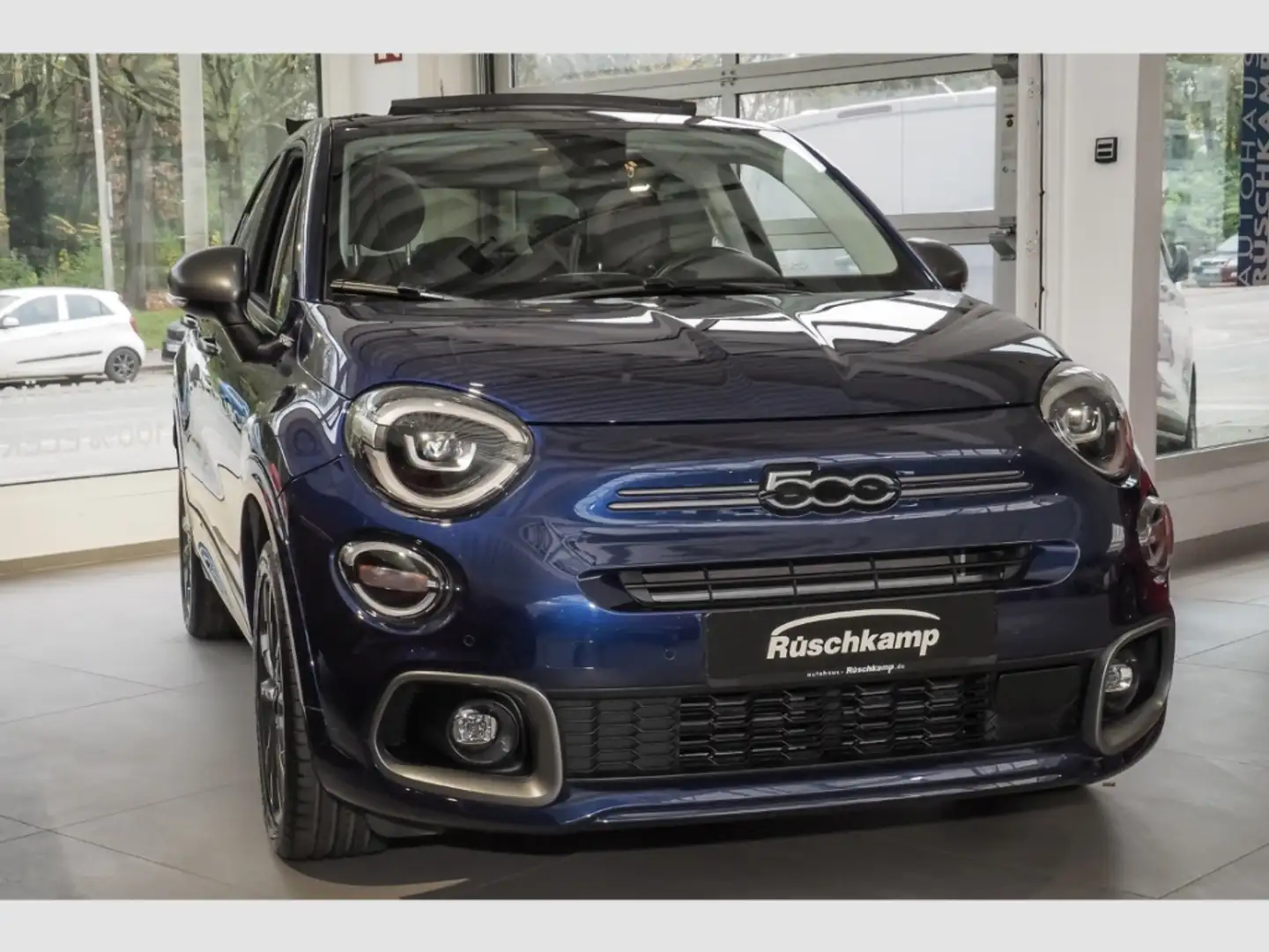 Fiat 500X Dolcevita Sport RückKam PDCv+h LED el.Faltdach Nav Blau - 2