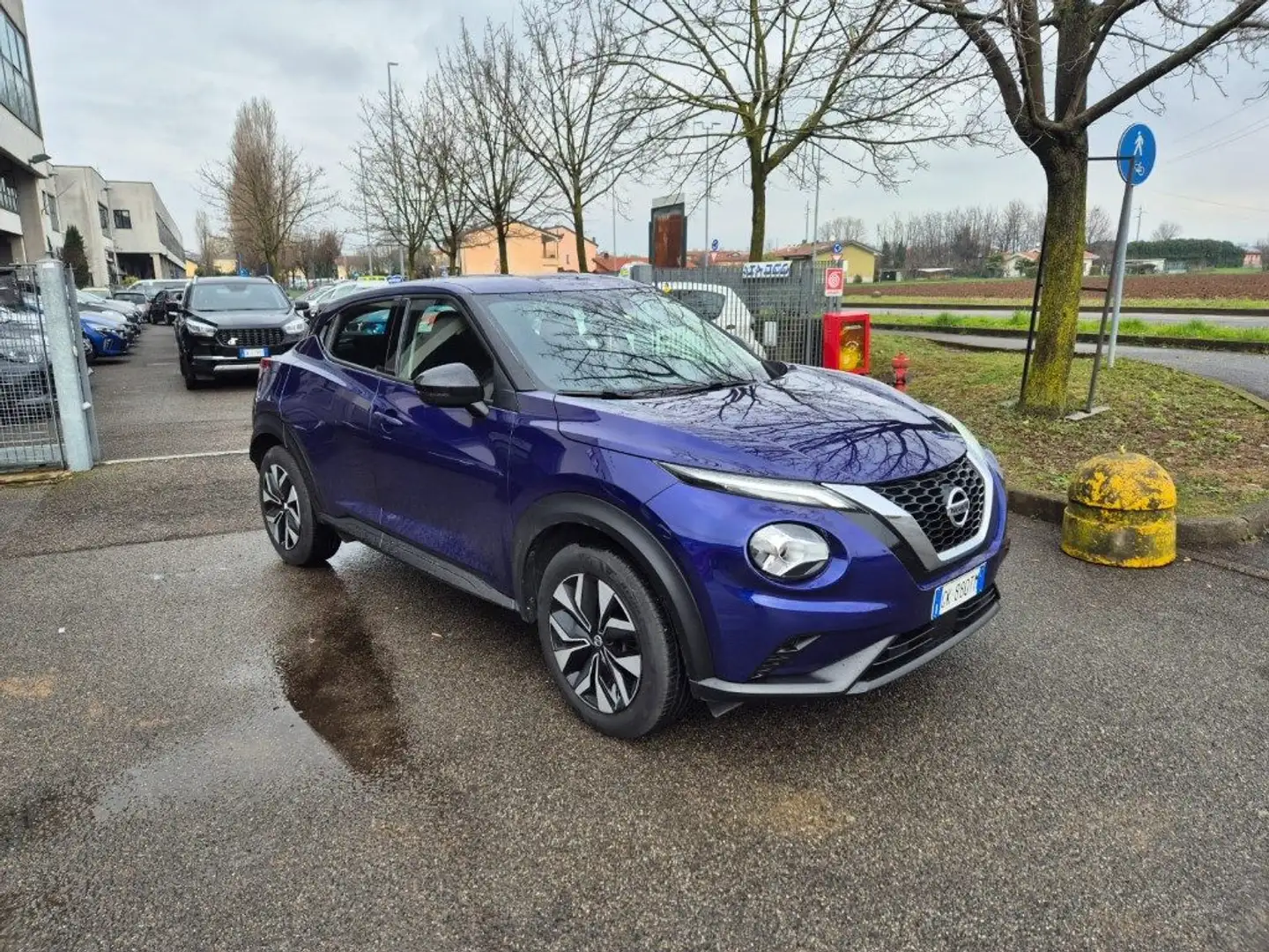 Nissan Juke 1.0 DIG-T 114 CV N-Connecta Blauw - 1