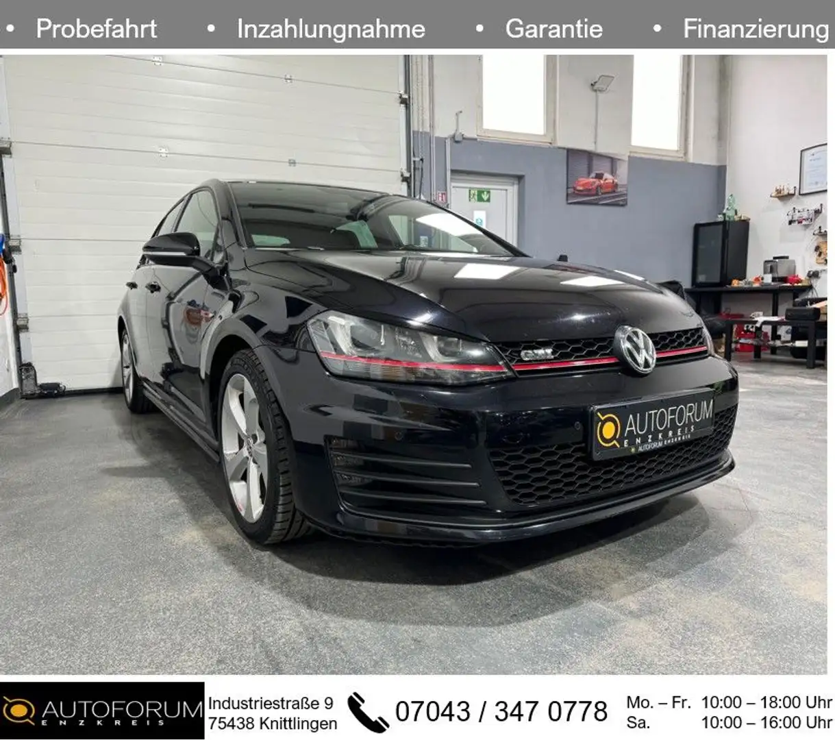 Volkswagen Golf 7 2.0 TSI GTI DSG *XENON*NAVI*SHZ Noir - 1