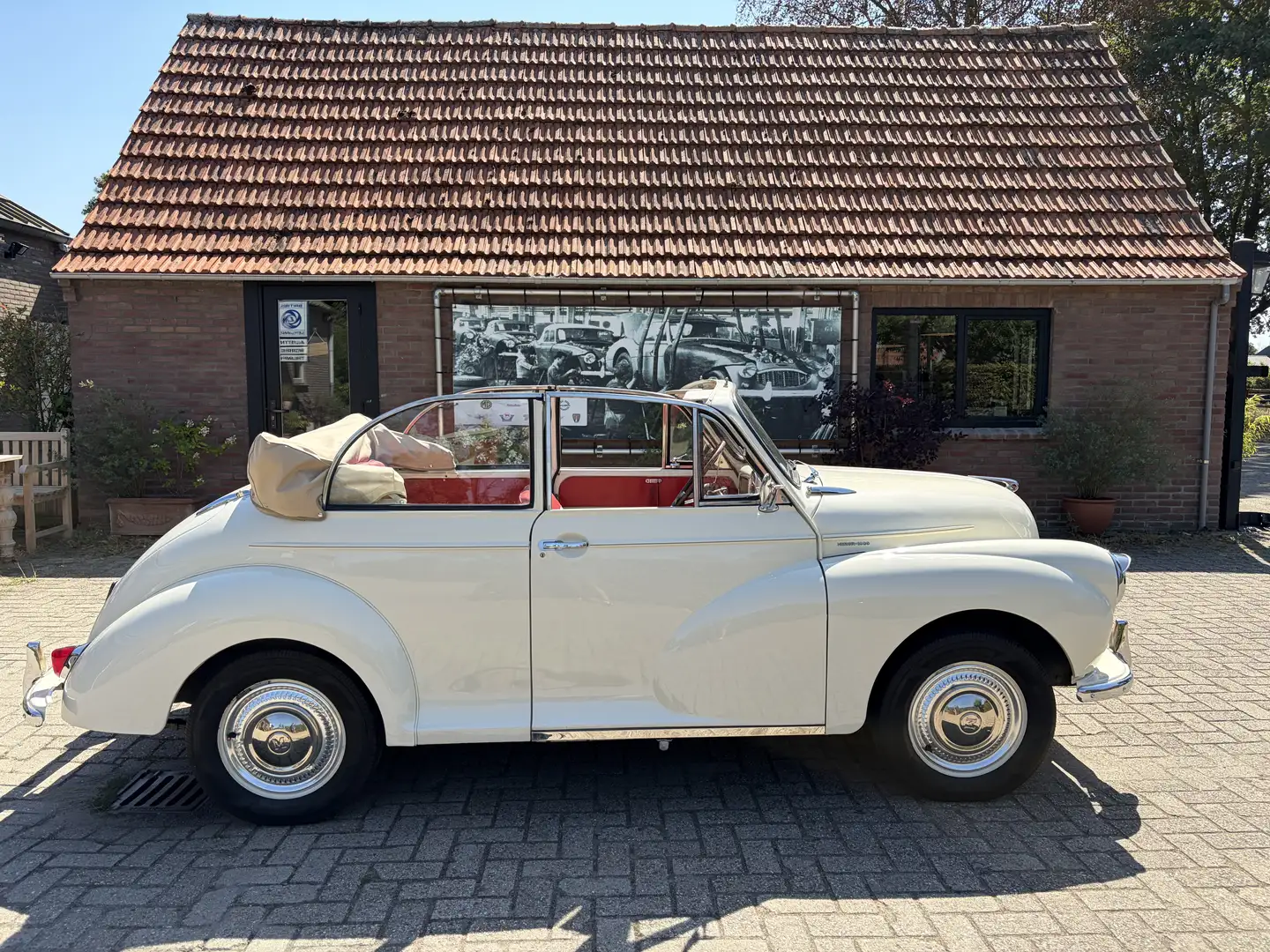 Oldtimer Morris Minor Open Tourer Weiß - 1
