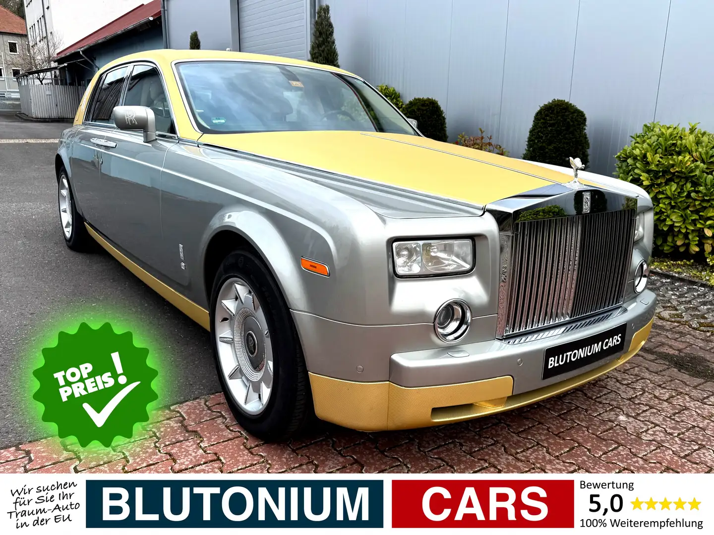 Rolls-Royce Phantom Swarovski Edition EWB *SAMMLER KFZ NUR 32TKM* TOP Plateado - 1
