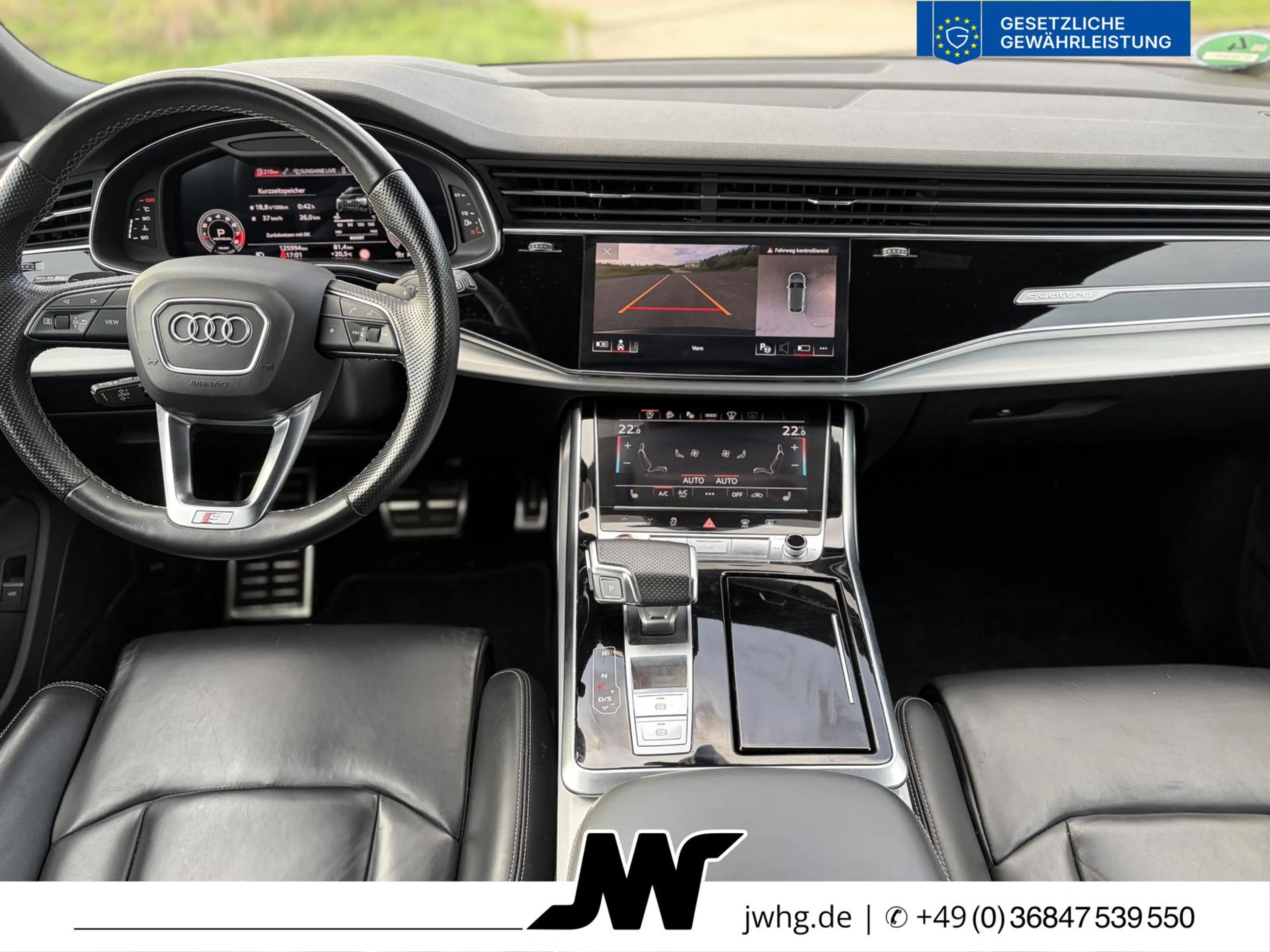 Audi SQ8 quattro 23"/BLACK/ACC+/HD-MATRIX/360°KAM/B&O — photo 2