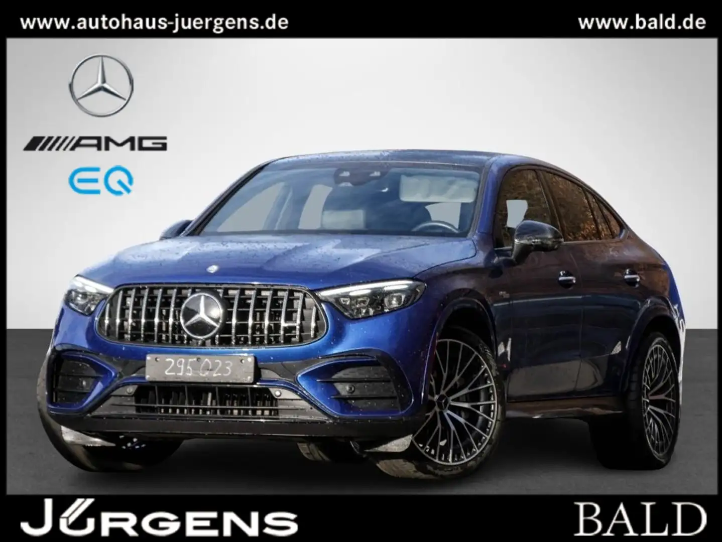 Mercedes-Benz GLC 43 AMG 4M Coupé Pano/Burm/HAL/Digital/360/21 Blau - 1