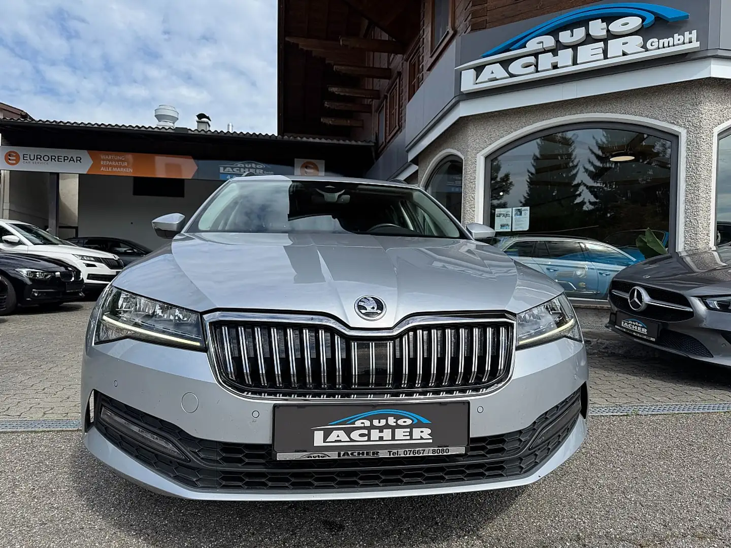 Skoda Superb 2,0TDI DSG Kombi *LED*ACC*Virtual Cockpit* Silber - 2