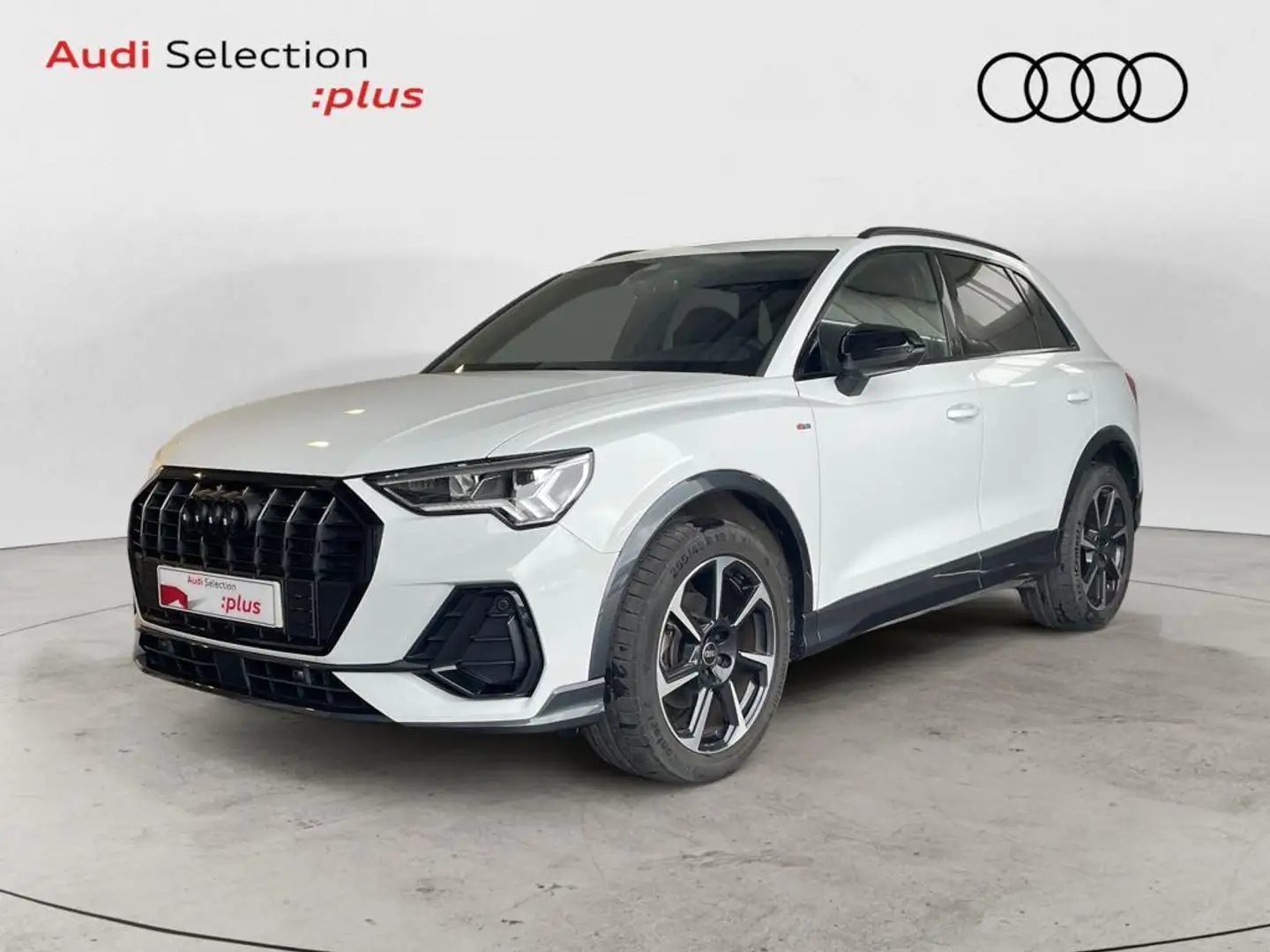 Audi Q3 35 TFSI Black line S tronic Blanc - 1