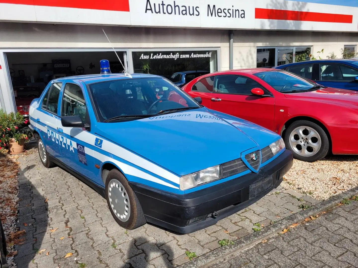 Alfa Romeo 155 Polizia/Polizei Синій - 1