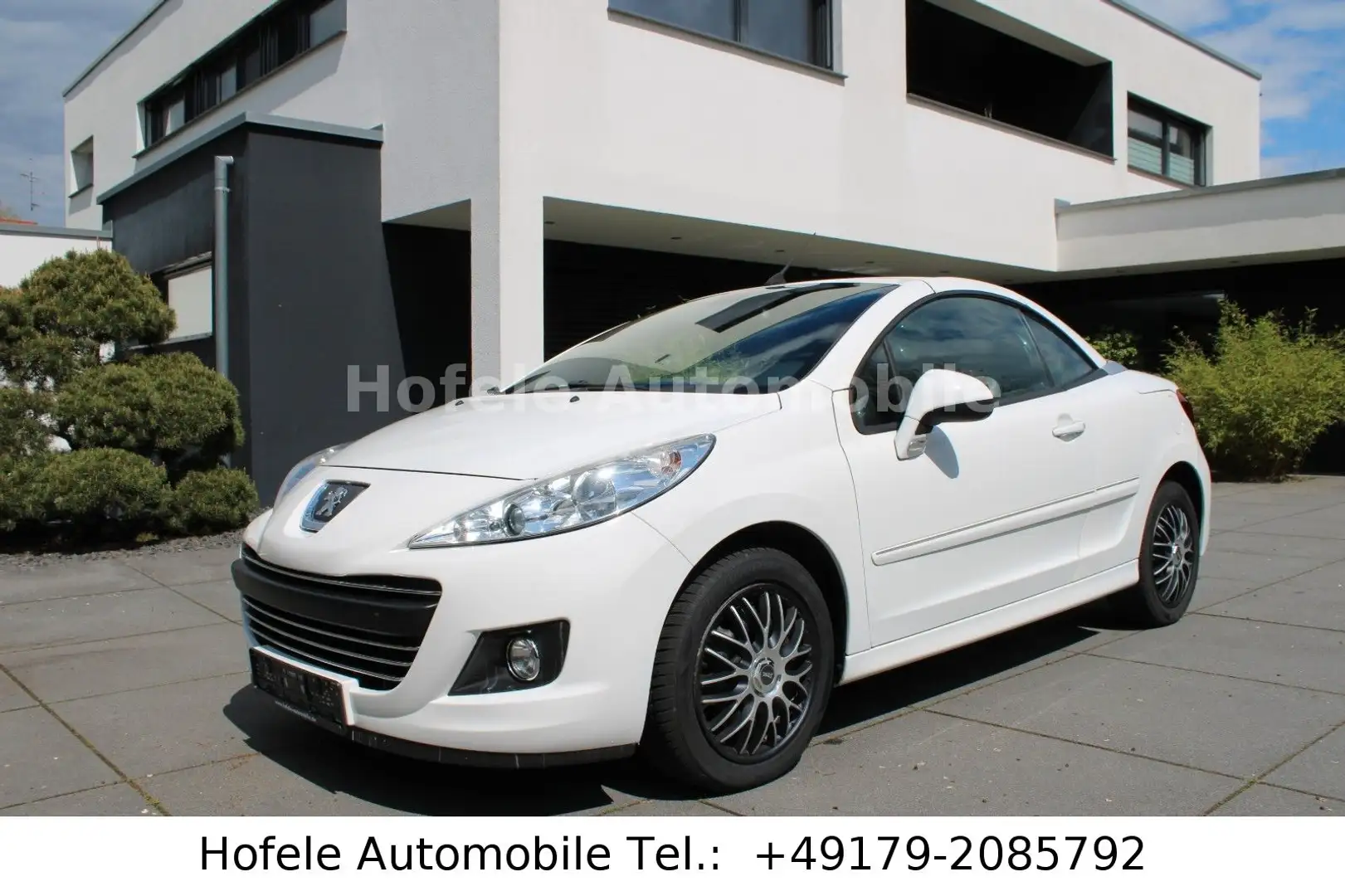 Peugeot 207 CC Cabrio Allure*TEMPO/KLIMA/LEDER/SHZ* Blanco - 1