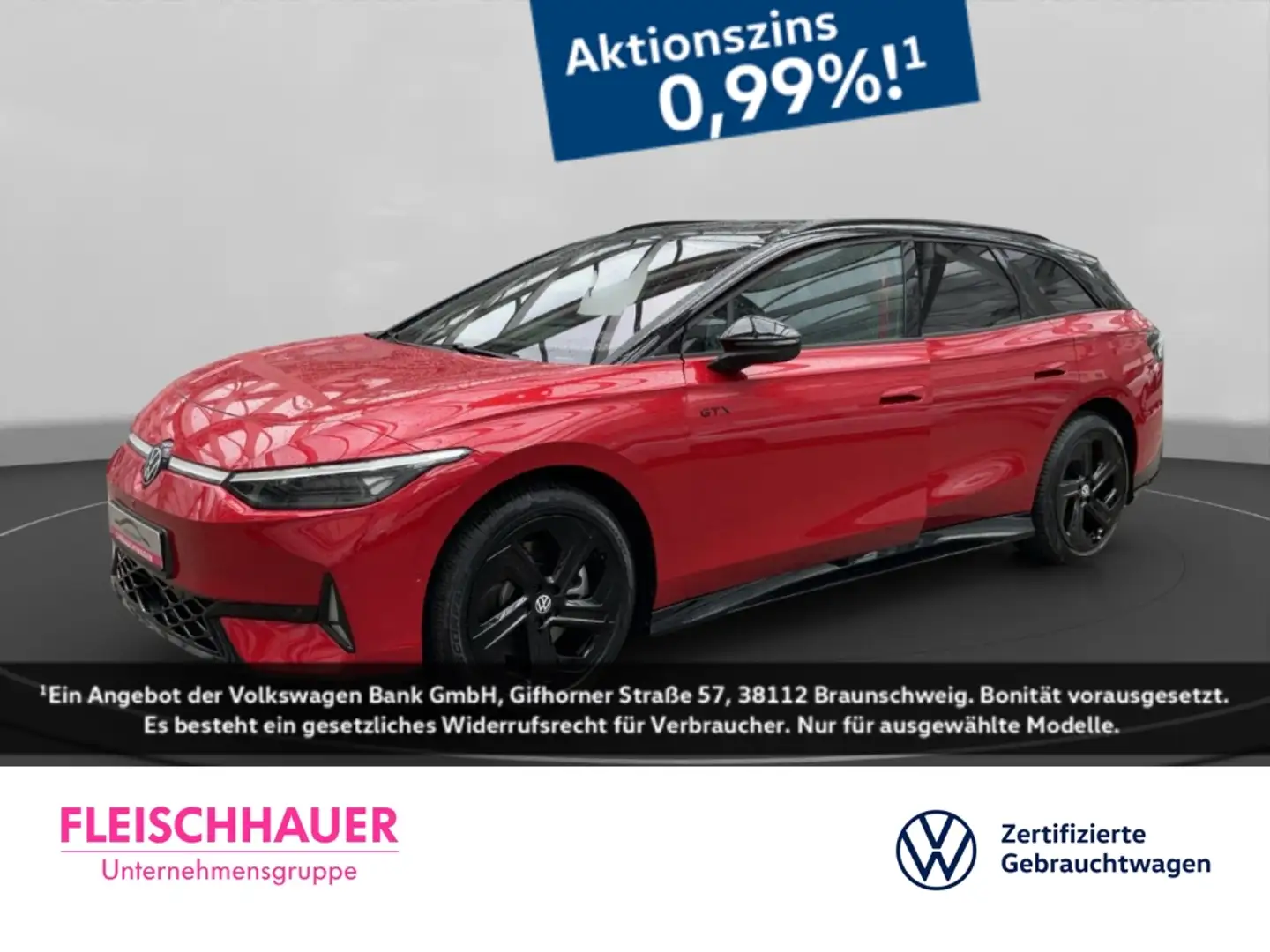 Volkswagen ID.7 Tourer GTX 4Motion HUD AD AHK-el. Navi Soundsystem Rot - 1