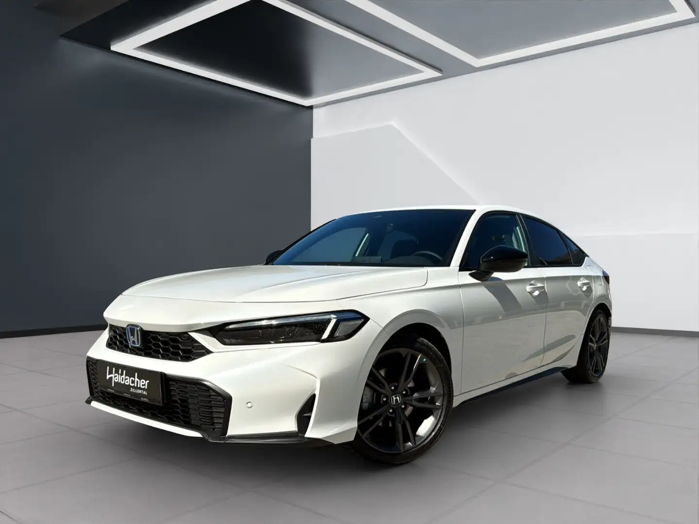 Honda Civic e:HEV 2.0 eCVT Sport AUT Weiß - 2