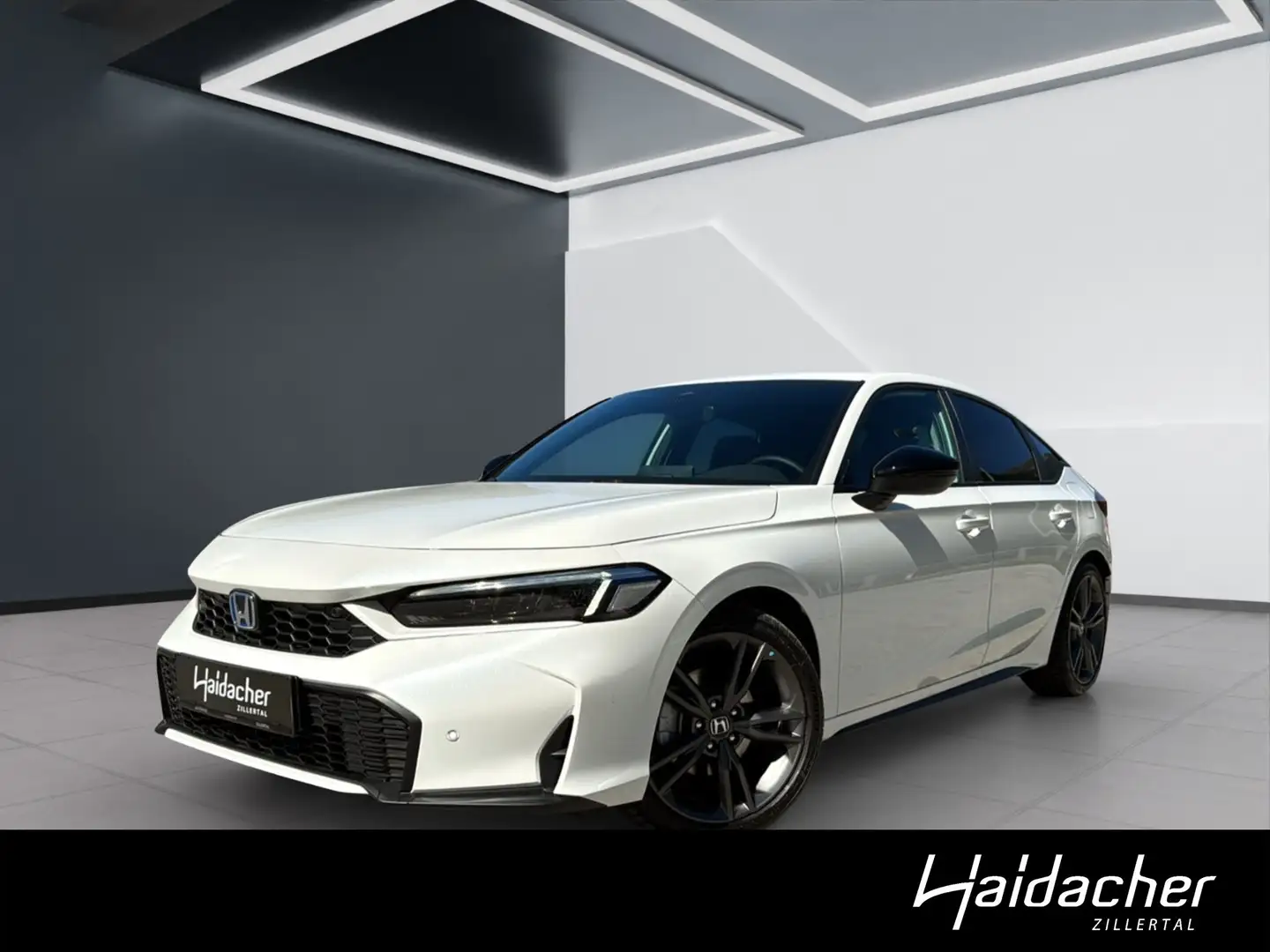 Honda Civic e:HEV 2.0 eCVT Sport AUT Weiß - 1