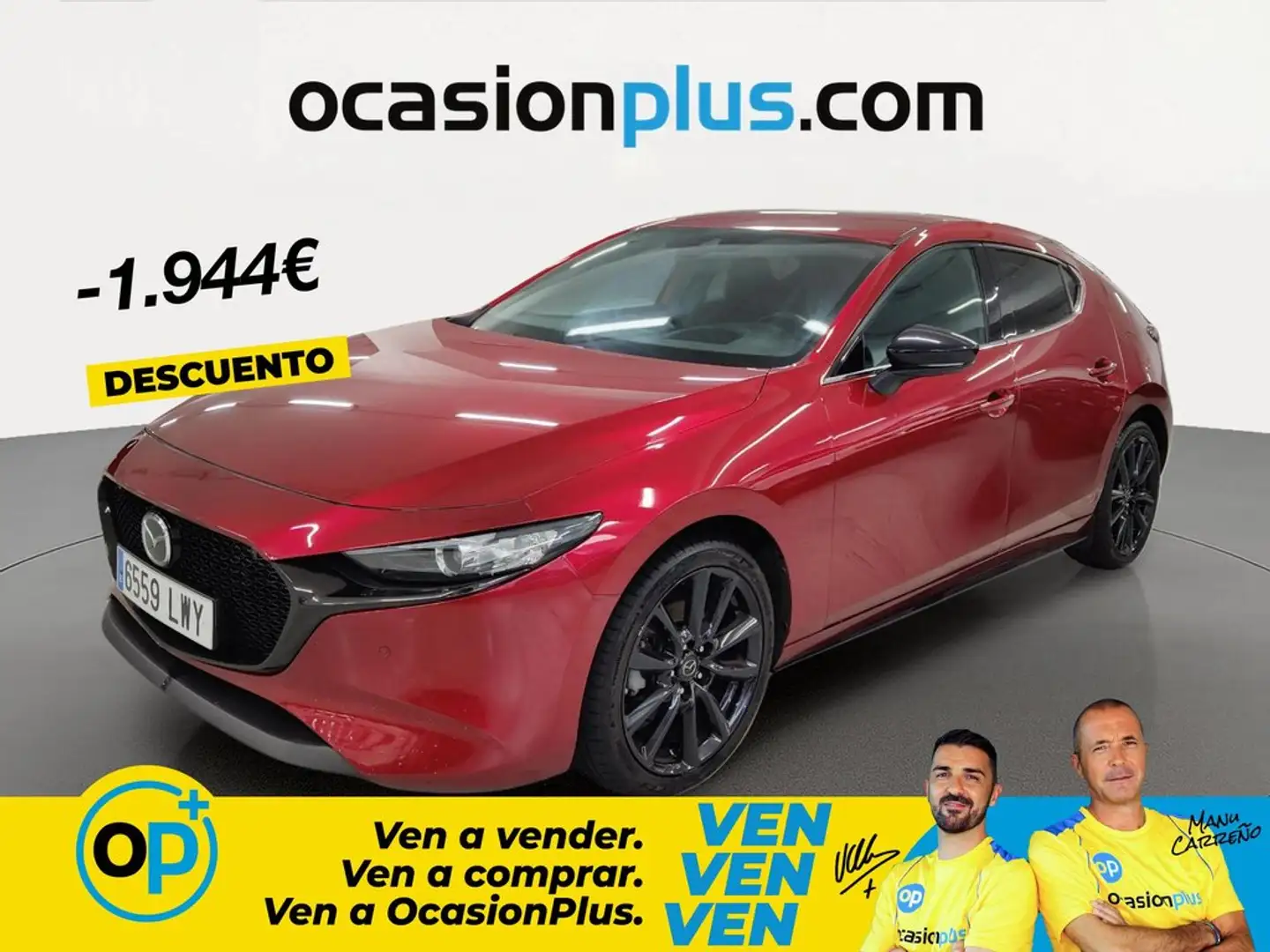 Mazda 3 2.0 e-Skyactiv-X Homura 137kW Rojo - 1