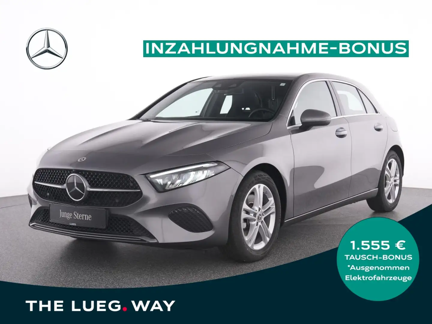 Mercedes-Benz A 220 4M Progressive+Pano+Sthzg+LED+Dist+RFK+Sou Grau - 1