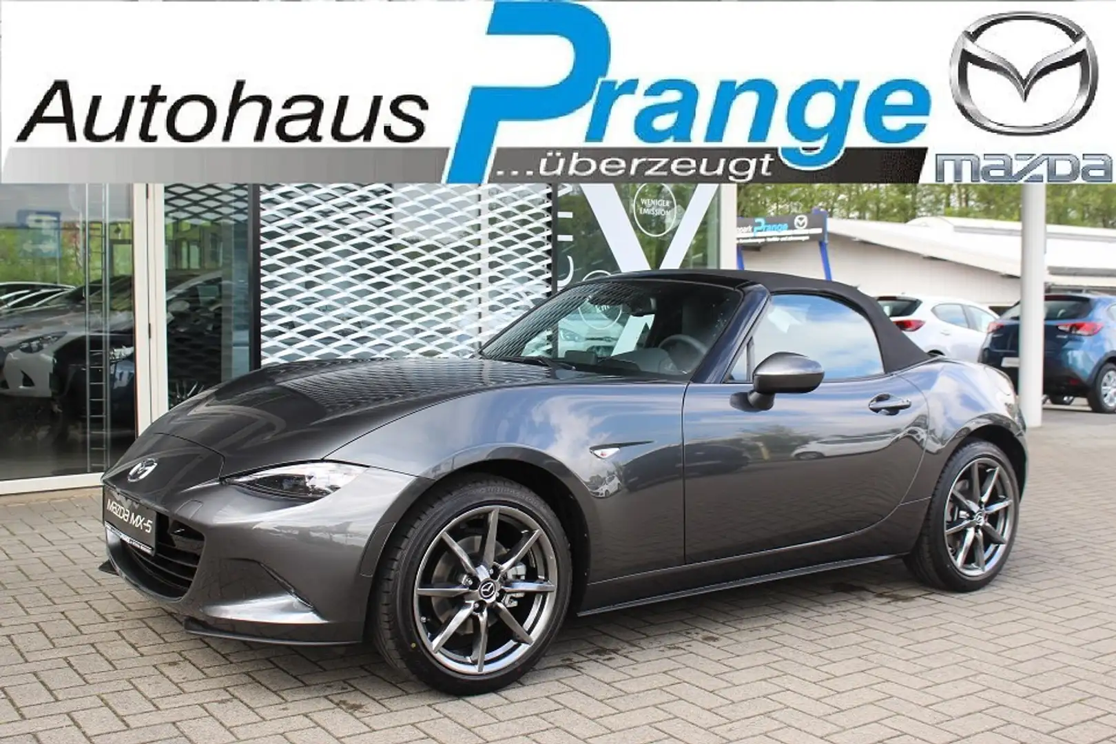 Mazda MX-5 Exclusive-Line G-184 DRAS LEDER NAVI ACAA RFK SHZ Gris - 1