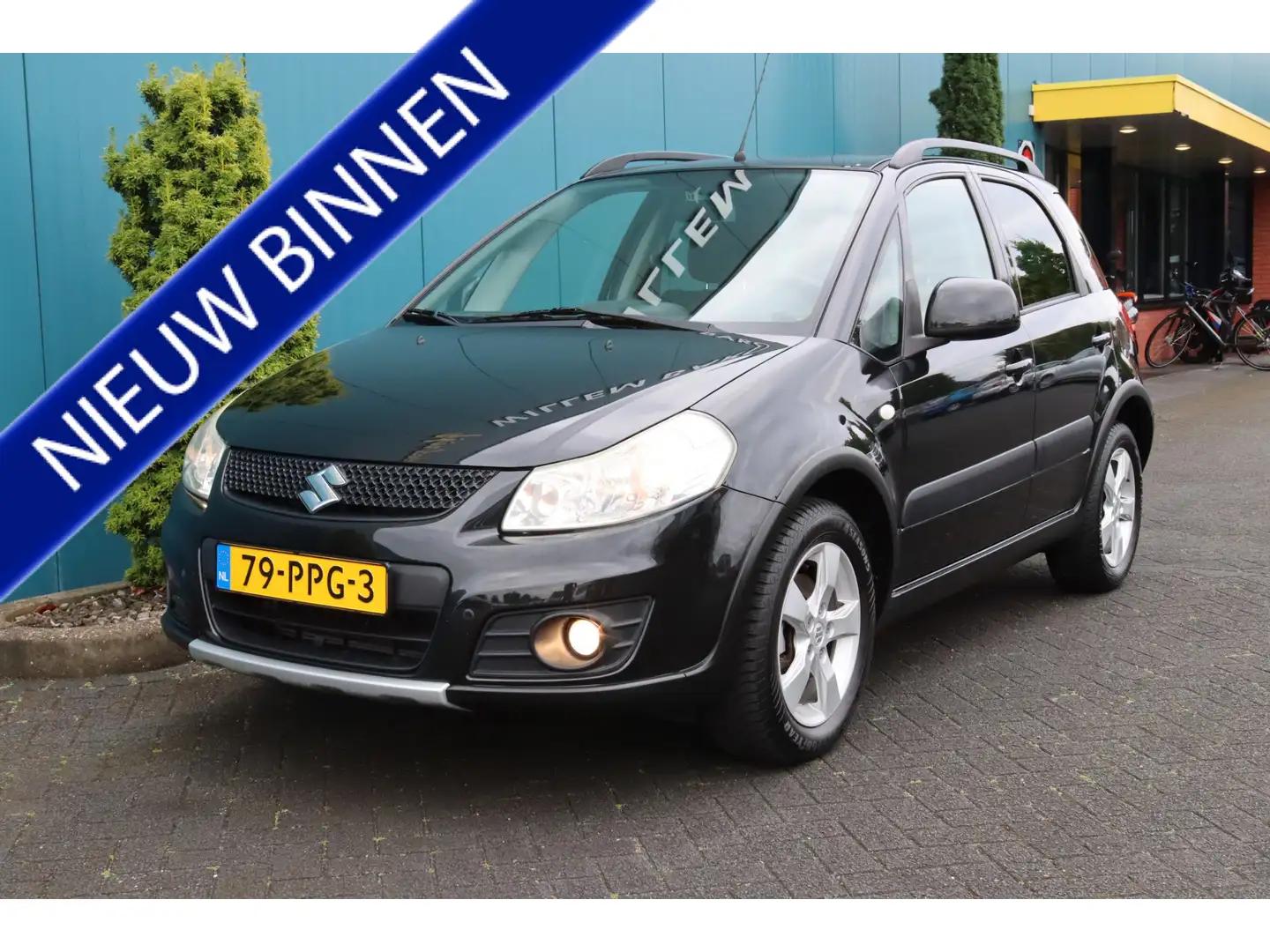 Suzuki SX4 1.6 Exclusive CLIMA|CRUISE|PDC|STOELVERW|KEYLESS|L Zwart - 1