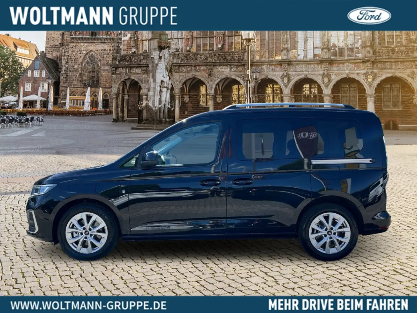 Ford Tourneo Connect PHEV Titanium 1.5 EcoBoost Anhängevorrichtung Zwart - 2