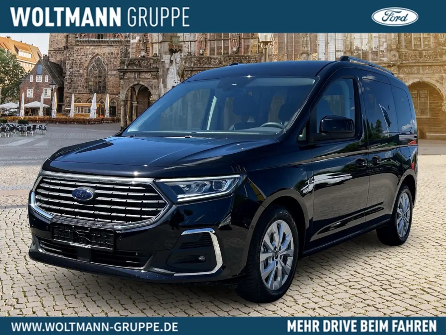 Ford Tourneo Connect PHEV Titanium 1.5 EcoBoost Anhängevorrichtung Zwart - 1