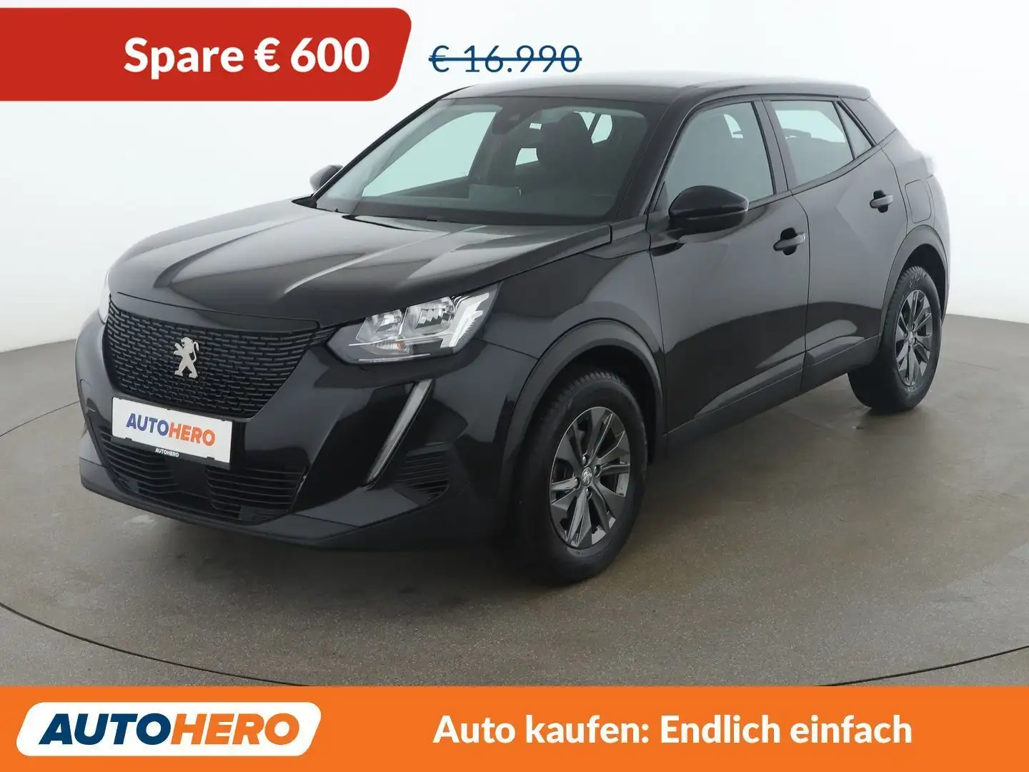 Peugeot 2008 1.2 PureTech Active Pack Schwarz - 1