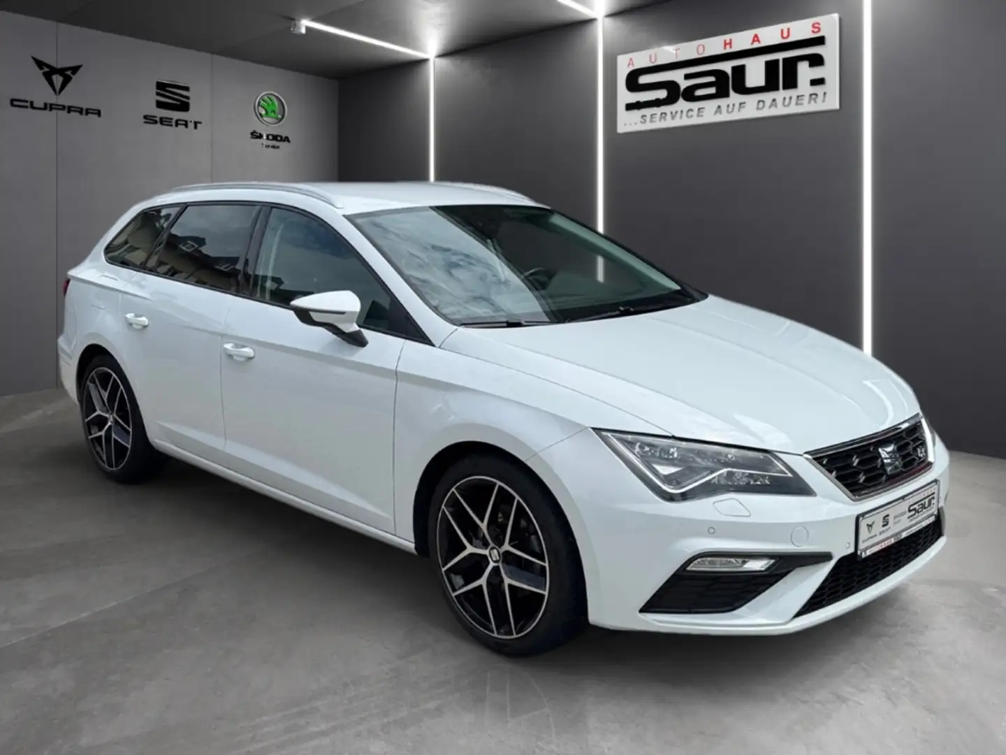 SEAT Leon ST FR 1.5 TSI LED KLIMA NAVI FULL-LINK SHZ START-S Blanc - 2