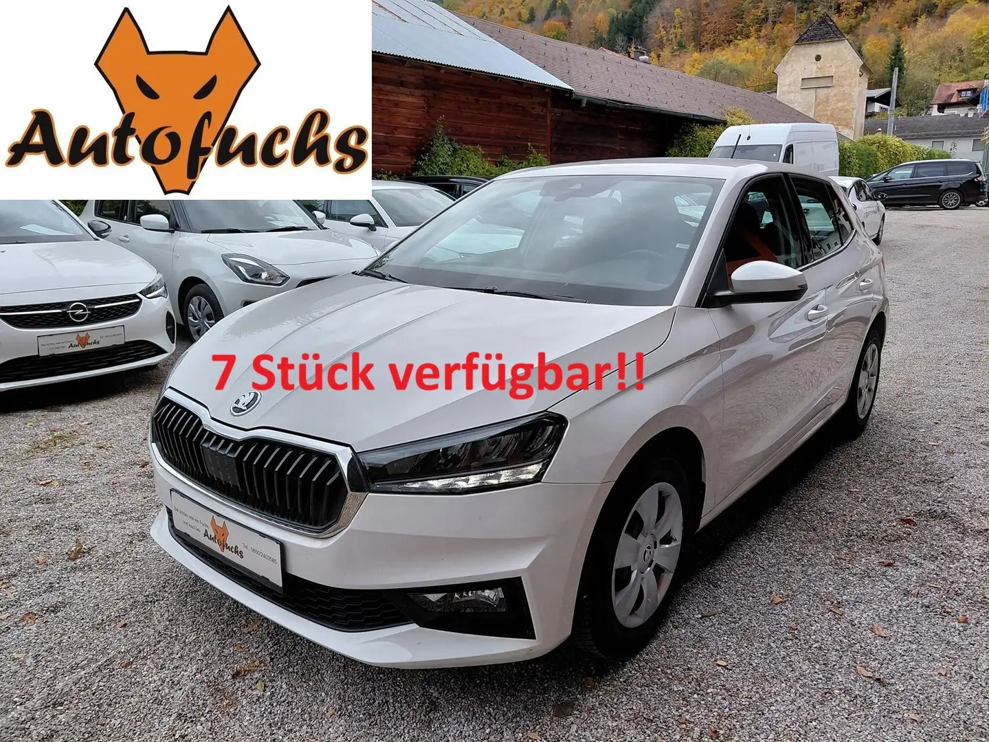 Skoda Fabia IV NEUES MODEL 1,0 Ambition * LED, PDC, Spurh.,* Blanc - 1