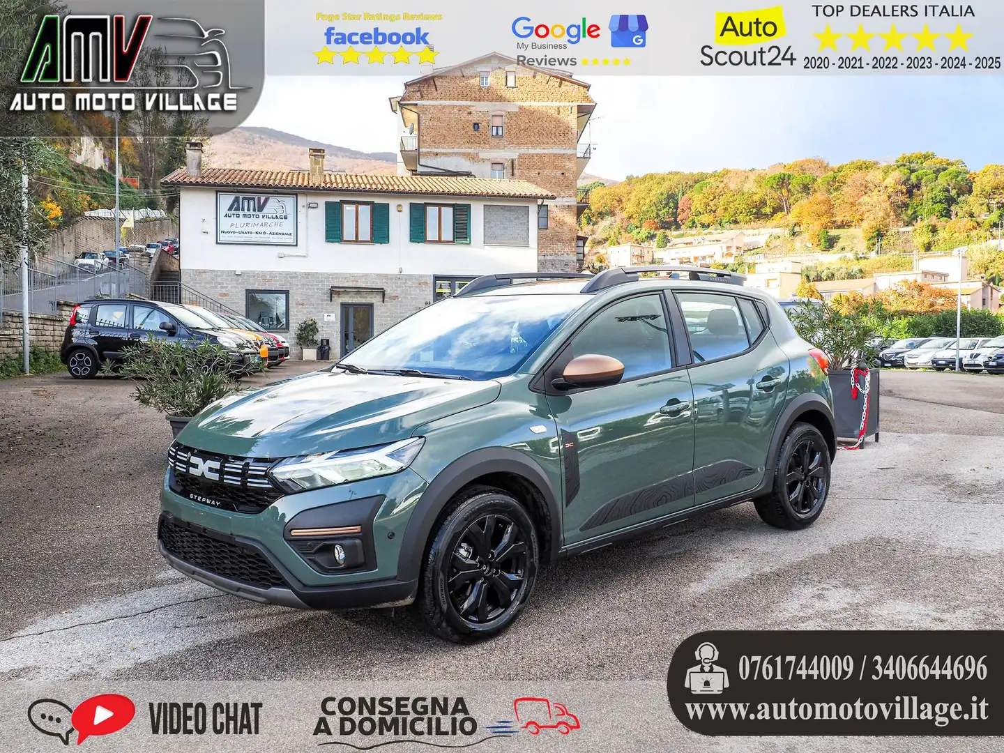 Dacia Sandero Stepway 1.0 TCe ECO-G Extreme KM0 Verde - 1